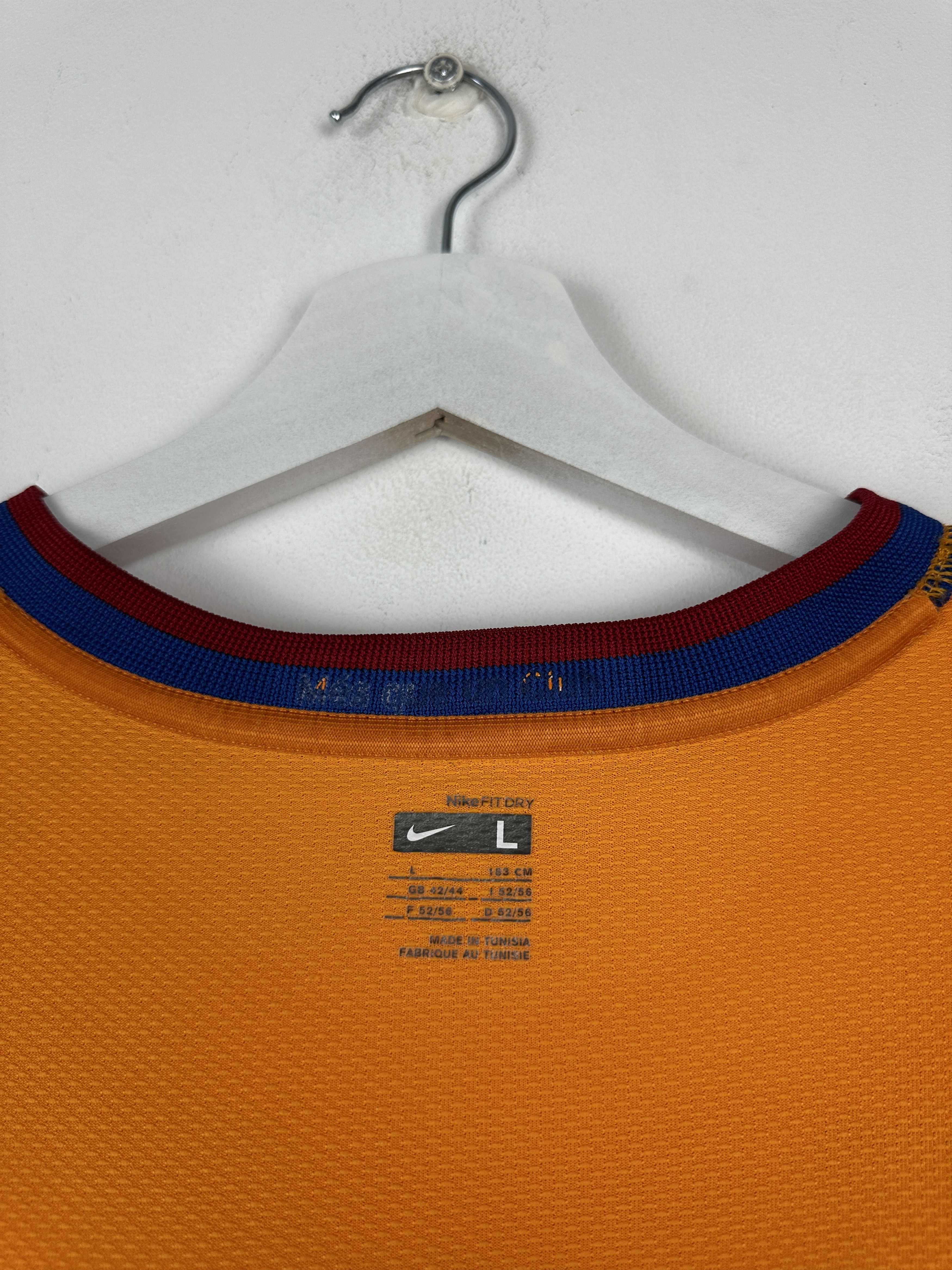 Nike Barcelona 2006 Away Soccer Jersey Football Shirt Size US L / EU 52-54 / 3 - 12 Thumbnail