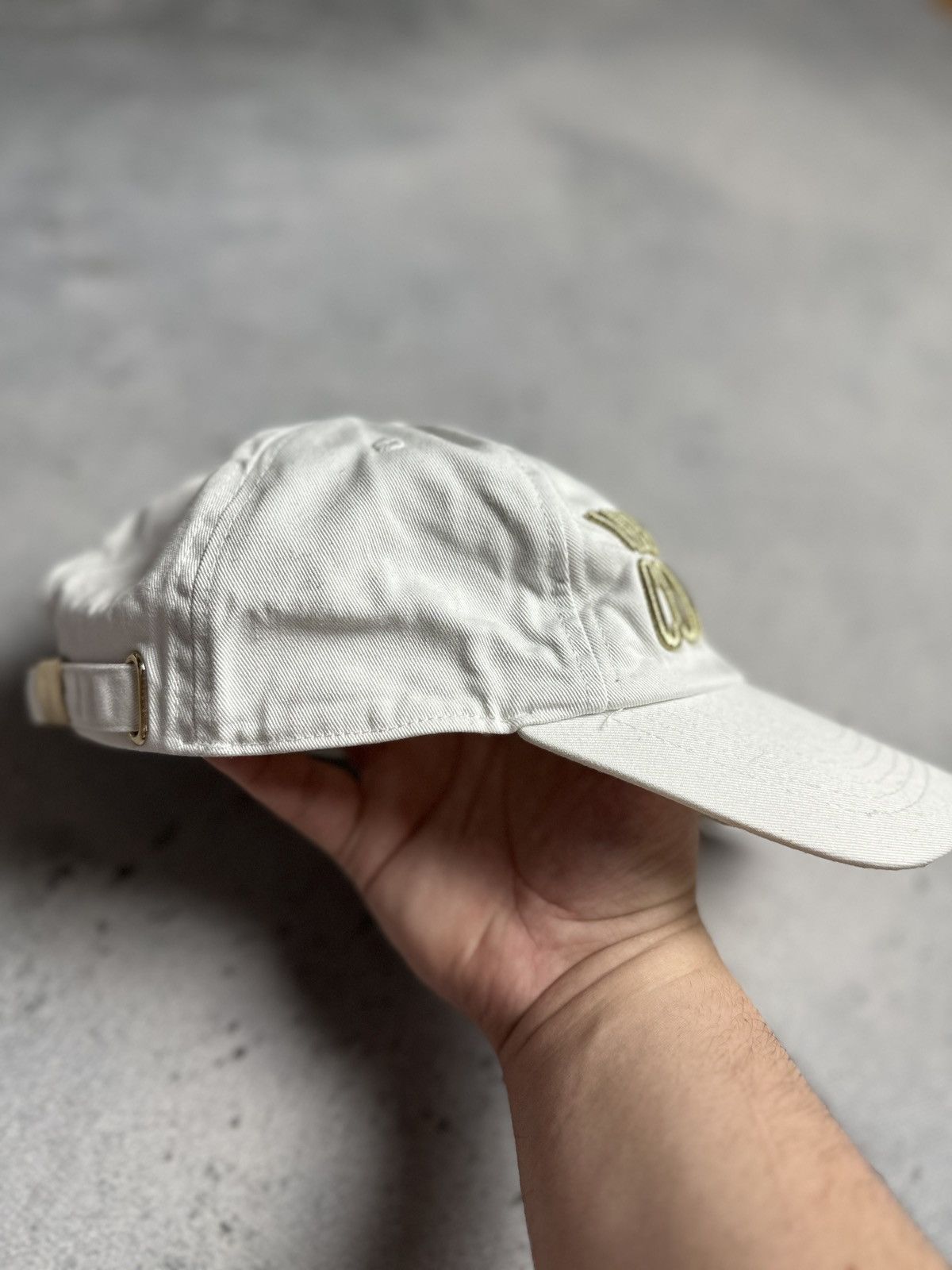 Versace Versace Jeans Couture White Gold Big Logo Cap Hat y2k Rap Size ONE SIZE - 5 Thumbnail