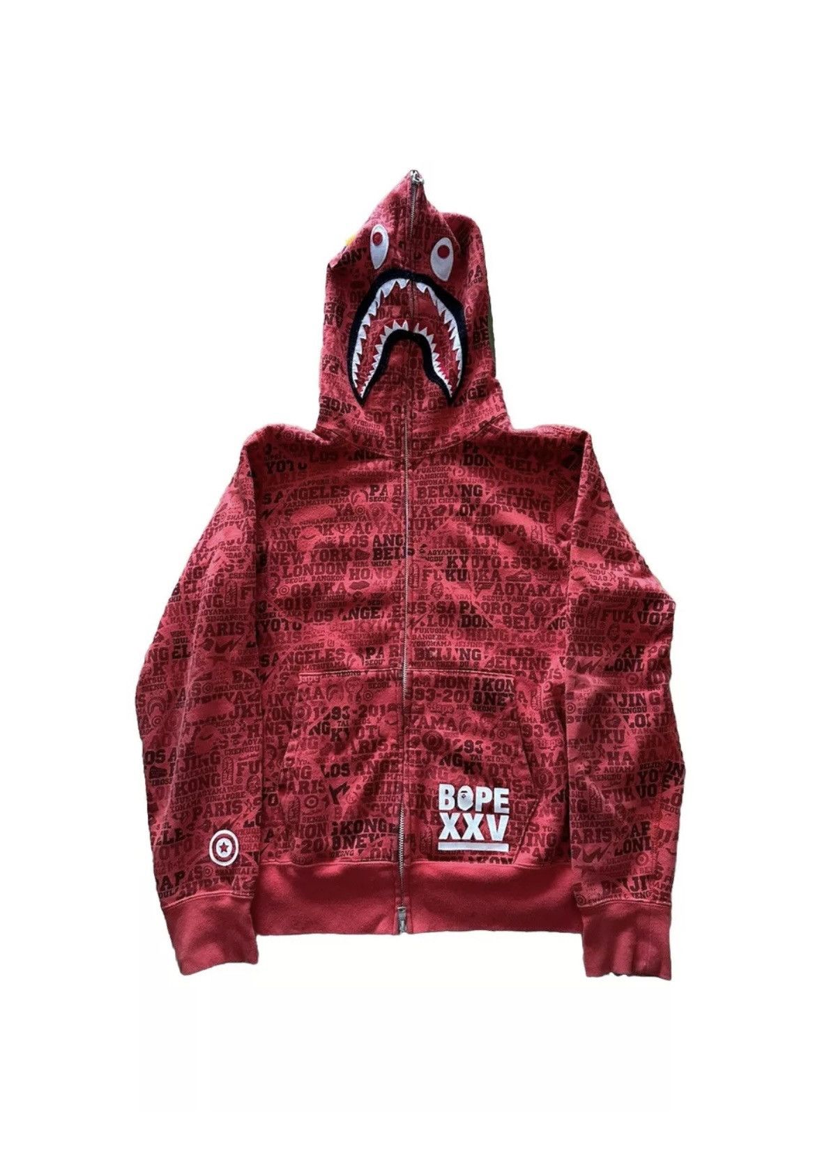 Bape × Japanese Brand × Streetwear BAPE XXV CITIES CAMO SHARK FULL 