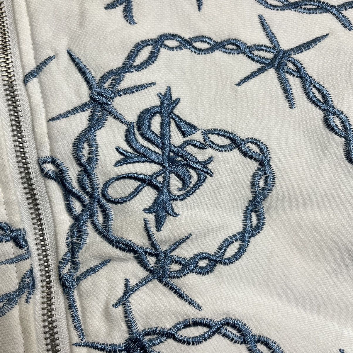 Hysteric Glamour Japanese brand Supplier embroidery barbed wire zip hoodie Size US XXL / EU 58 / 5 - 7 Thumbnail
