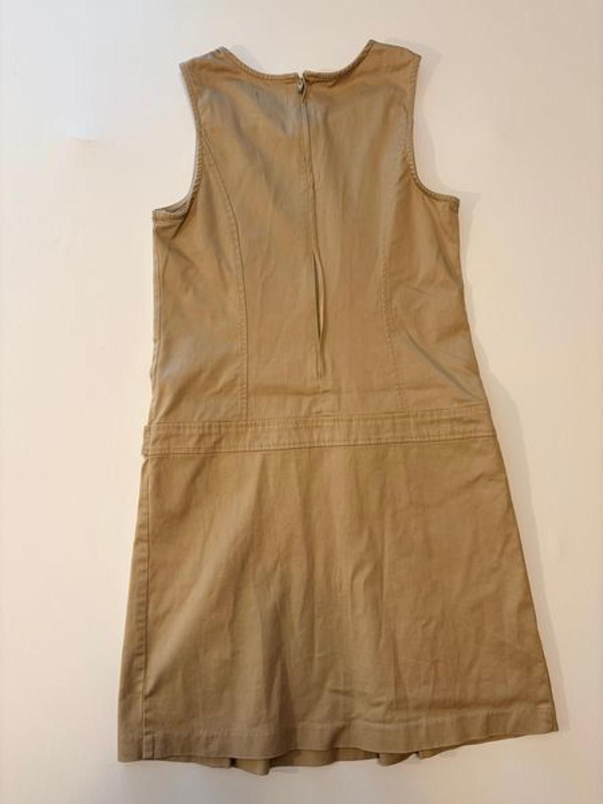 Old Navy Old Navy Uniform Khaki Sleeveless Girls' Dress Size 16 Size ONE SIZE - 2 Thumbnail