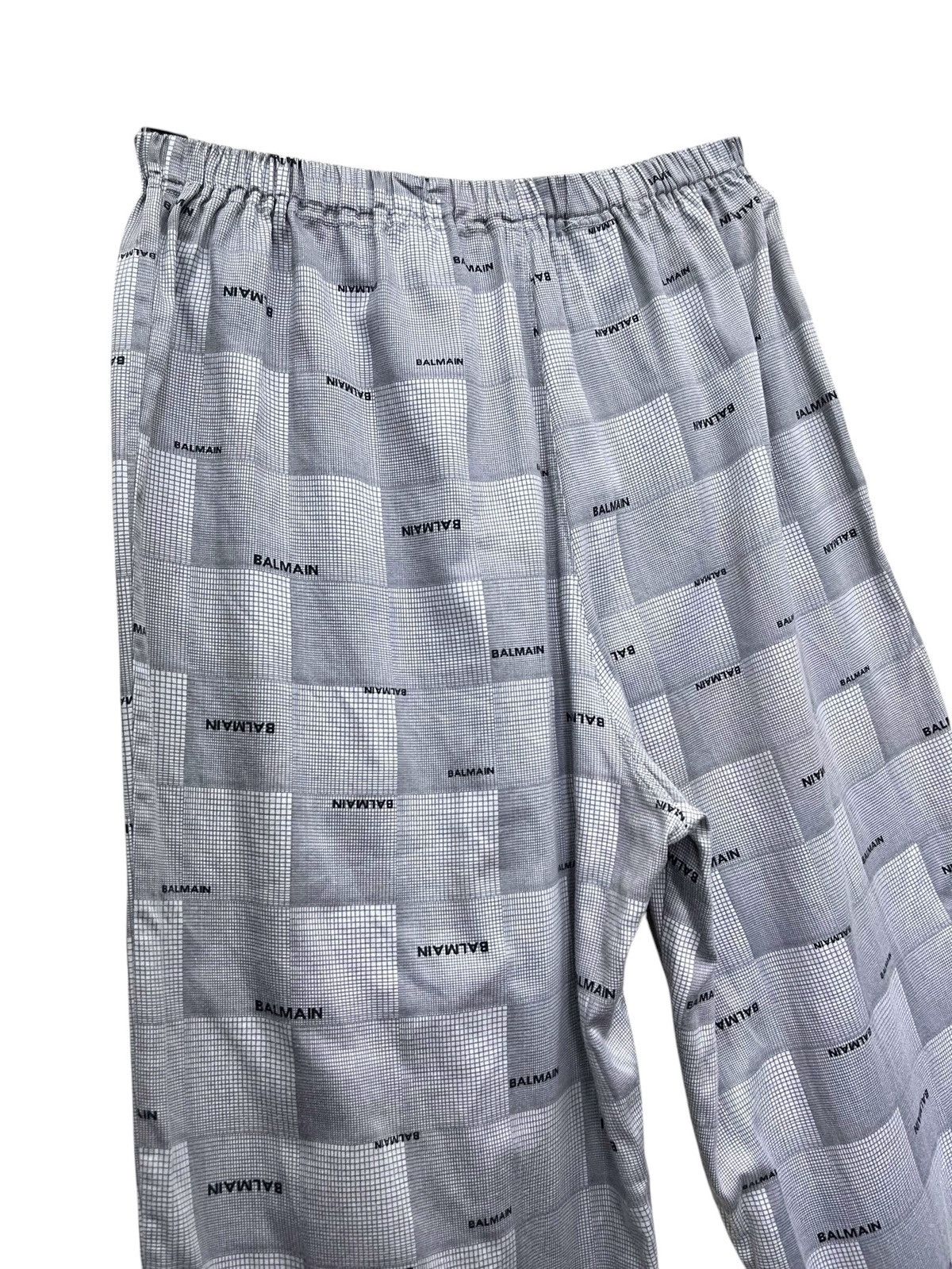 Pierre Balmain 🔥Vintage PIERRE BALMAIN Monogram Check Cotton Pajamas Set Size US M / EU 48-50 / 2 - 8 Thumbnail