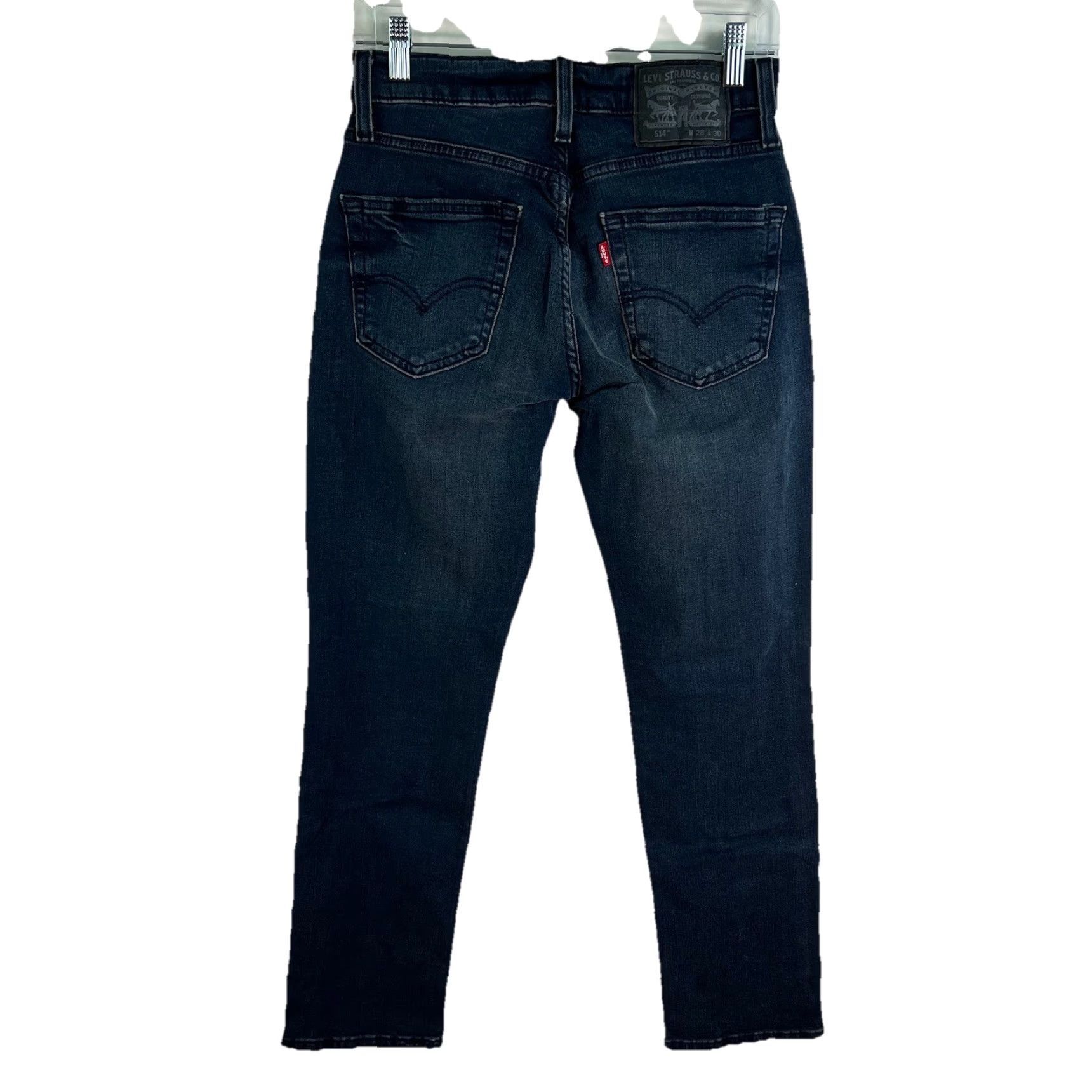 Levi's Levi’s 514 Jeans Men’s 28 X30 Indigo Blue Straight Fit Flex Denim Size US 28 / EU 44 - 2 Thumbnail