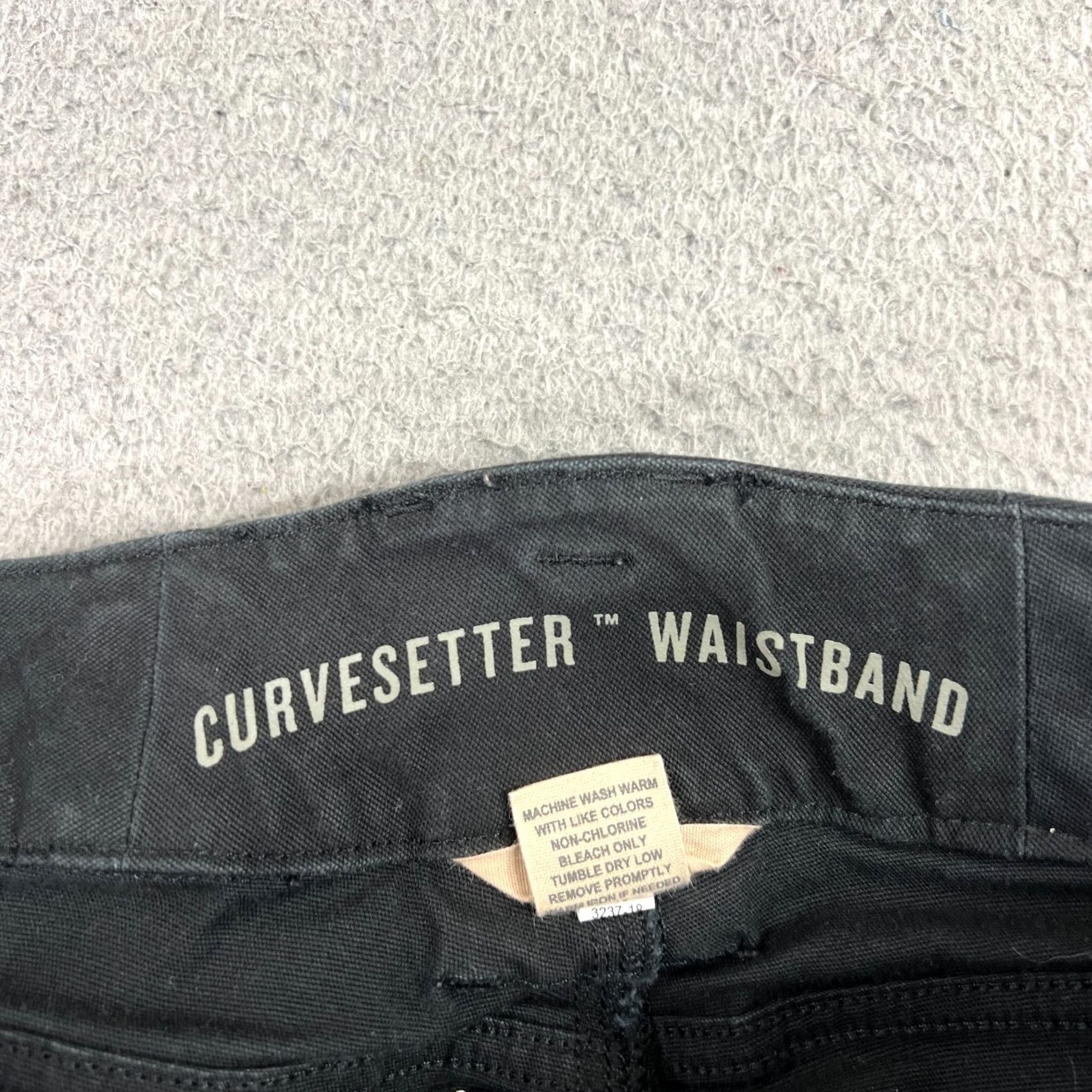 Vintage Duluth Trading Women’s Curvesetter Waistband Cargo Pants Black 10x29 Size 32" / US 10 / IT 46 - 6 Thumbnail