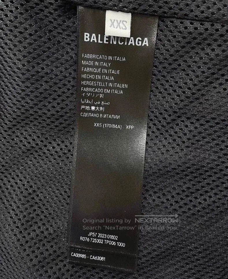 Balenciaga Balenciaga Black Zip Jacket. Size US XXS / EU 40 - 6 Thumbnail