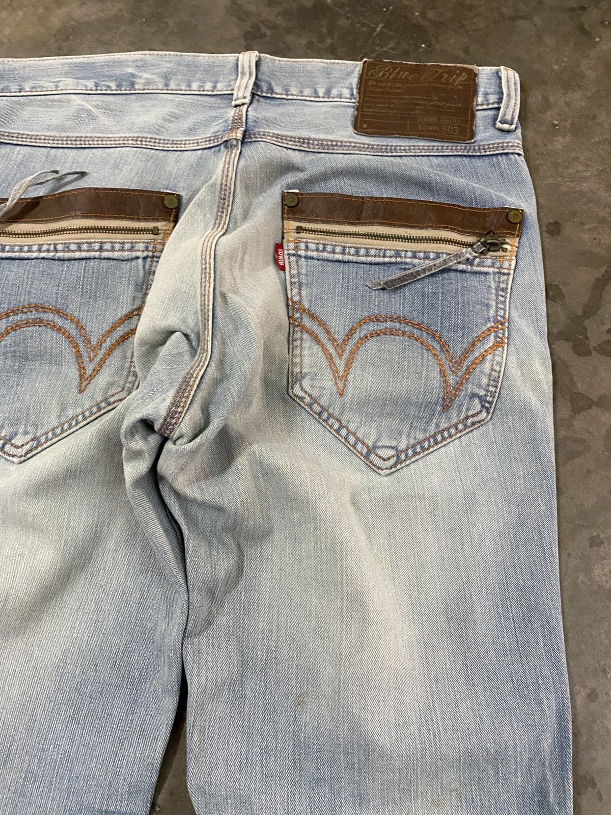 Edwin Vintage Edwin Wash Blue Western Jeans @305 Size US 34 / EU 50 - 5 Thumbnail