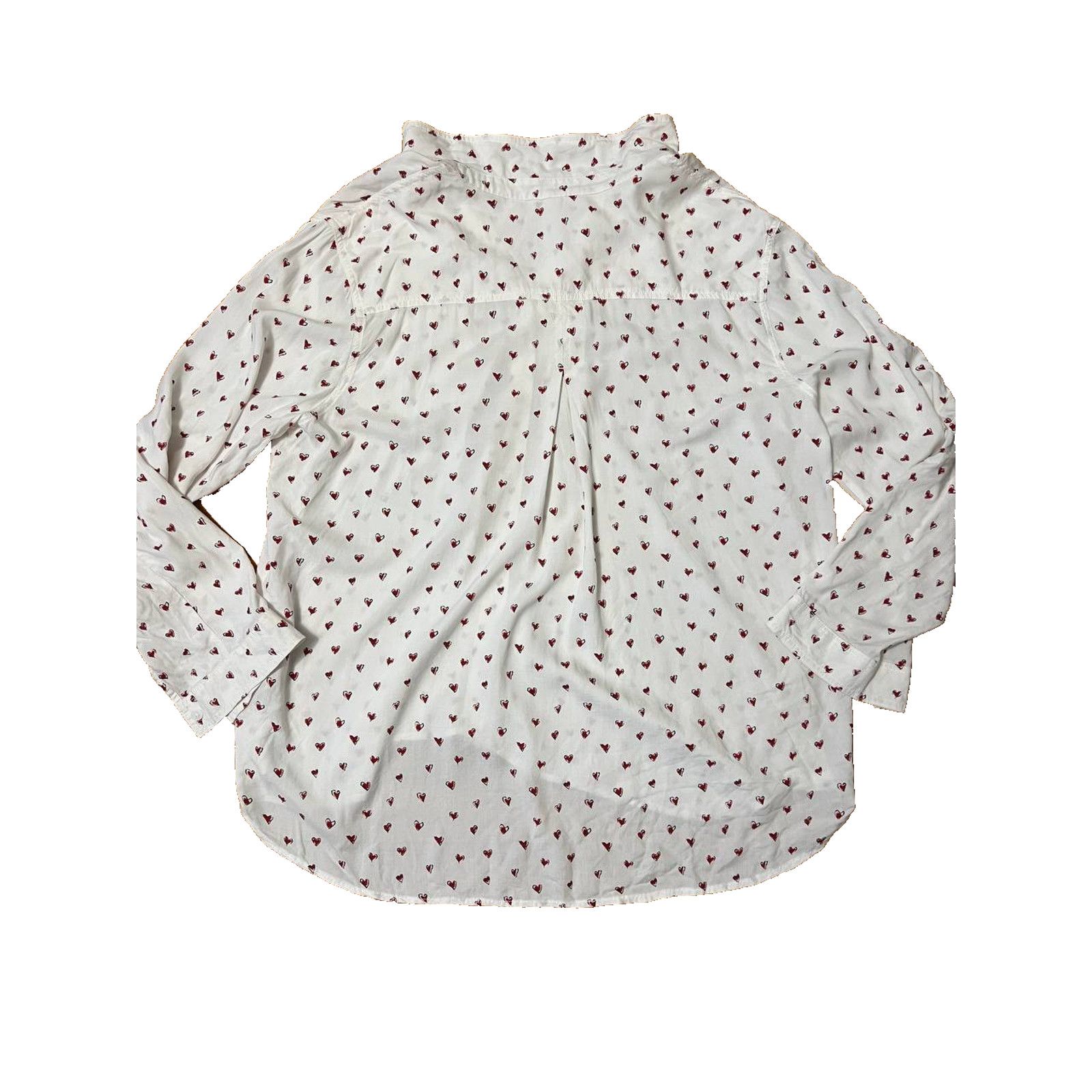 & Other Stories Beach Lunch Lounge HEARTS Blouse Top Shirt XL A002054 Size XL / US 12-14 / IT 48-50 - 7 Thumbnail