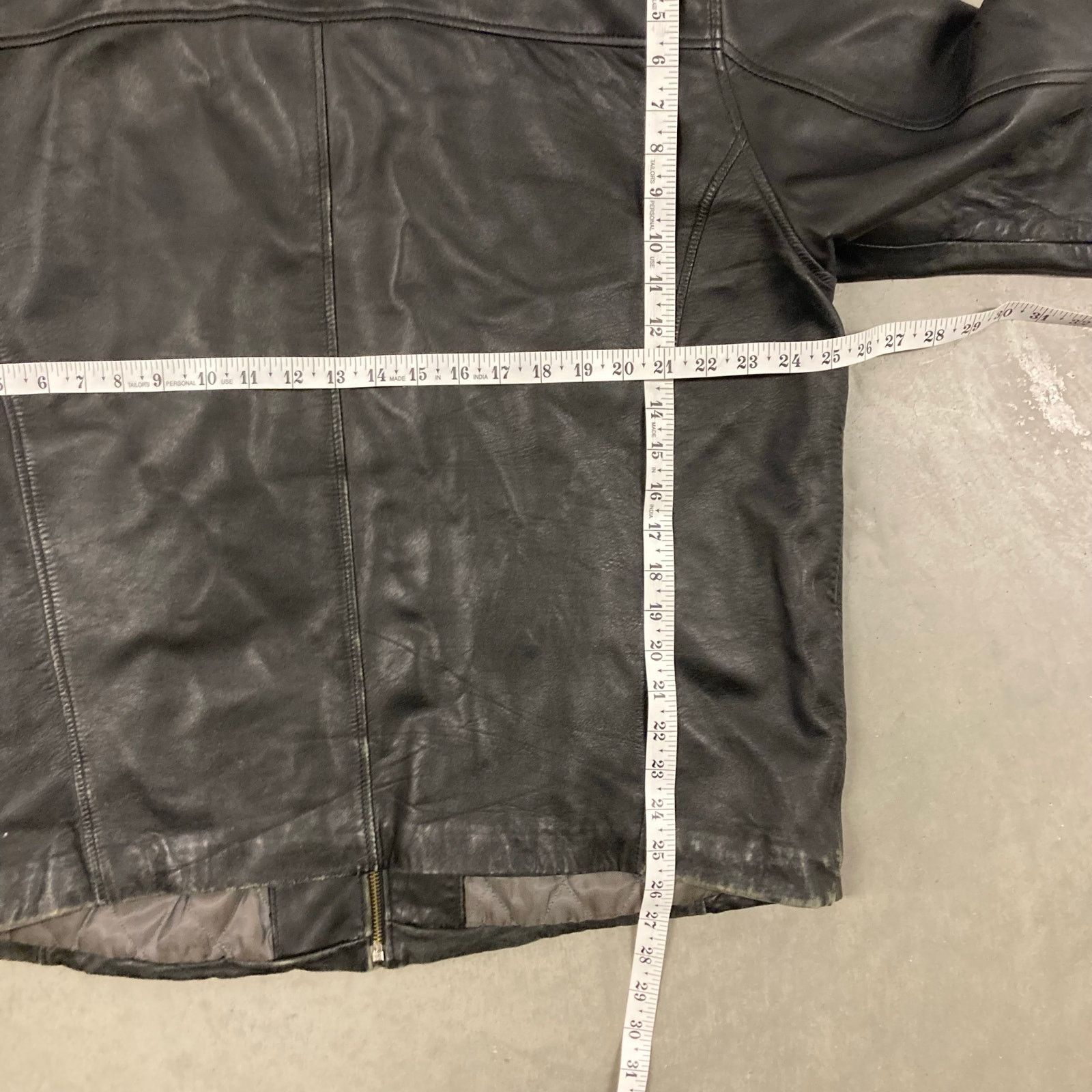 Vintage Vintage George leather jacket Size US L / EU 52-54 / 3 - 3 Thumbnail