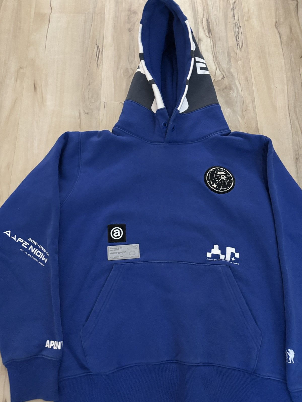 Aape × Bape Aape Blue Sweater Size US M / EU 48-50 / 2 - 2 Thumbnail