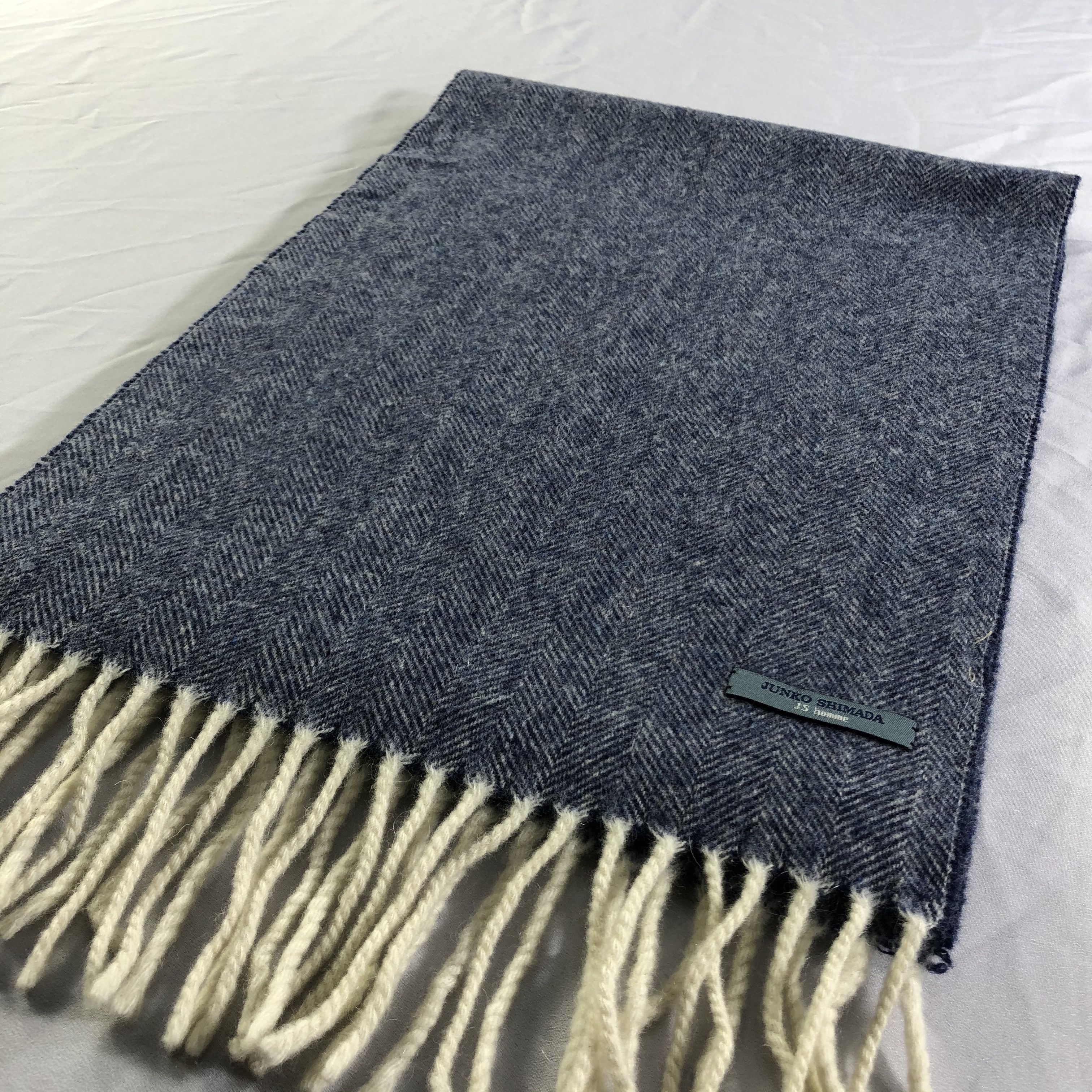Junko Shimada Junko Shimada Wool Scarf Muffler Neckwear V2480 Size ONE SIZE - 3 Thumbnail
