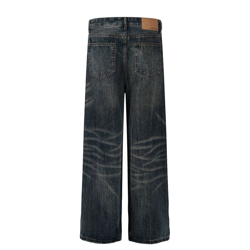 Jean American retro trendy men's street heavy-duty washed jeans Size US 32 / EU 48 - 2 Thumbnail