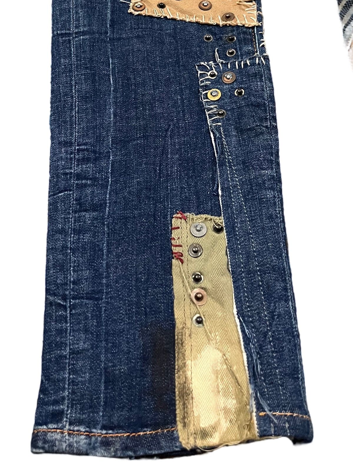 Denim & Supply Ralph Lauren × Ralph Lauren Vintage Denim Supply Ralph Lauren Indigo Patchwork Denim Size US 26 / EU 42 - 4 Thumbnail