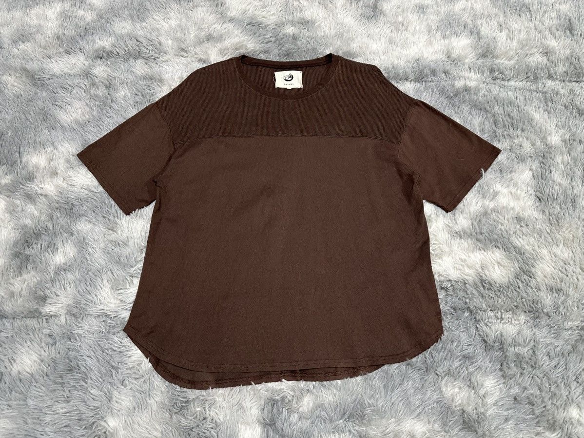 Japanese Brand 🔥Japanese Vintage Onigiri Waffle Shirt Size US L / EU 52-54 / 3 - 1 Thumbnail