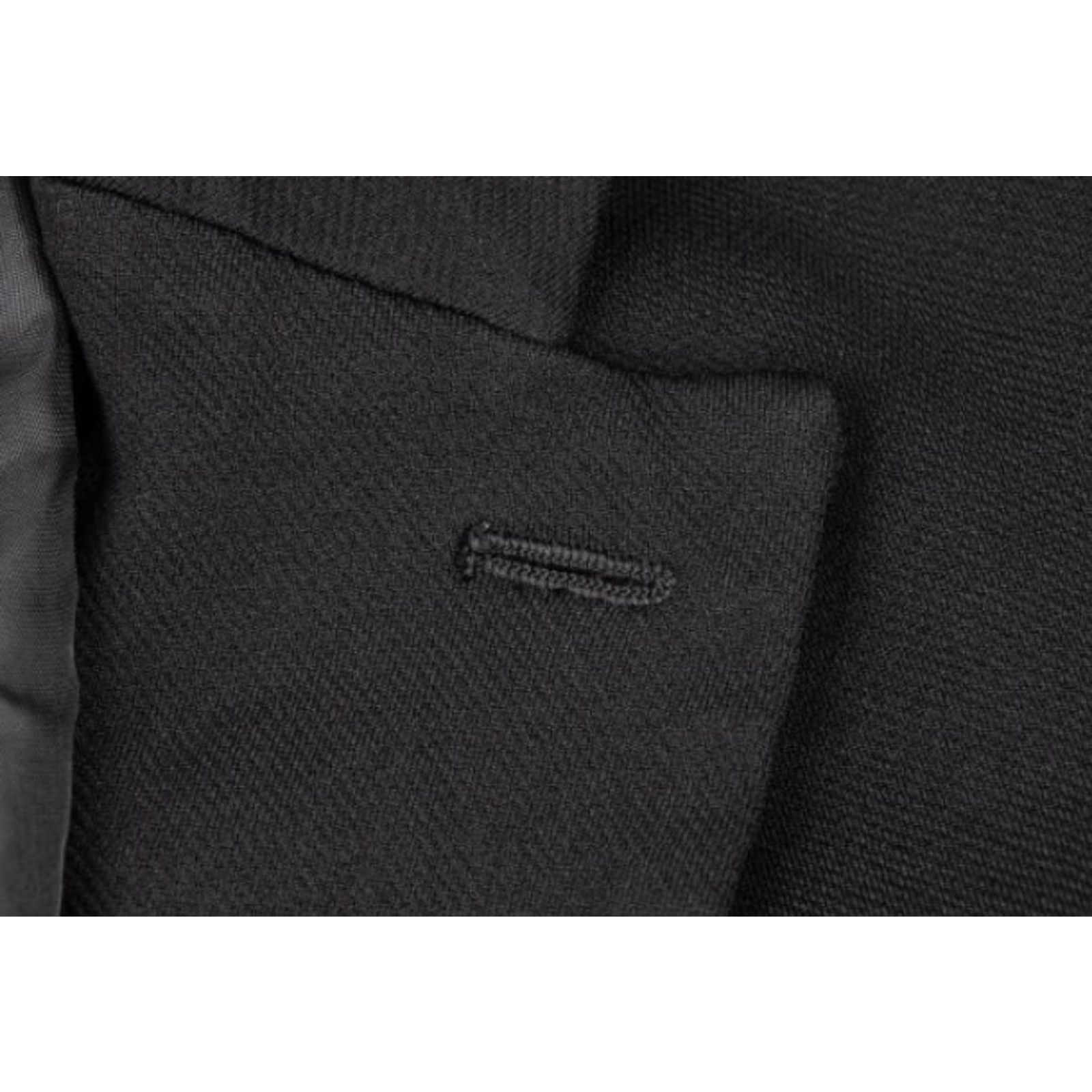 Comme des Garcons Girl VINTAGE Comme Des Garcons Black Frilled Jacket AD2008 Women S Jacket Mid-Length Black Frilled Handbag collar? Size S / US 4 / IT 40 - 6 Thumbnail