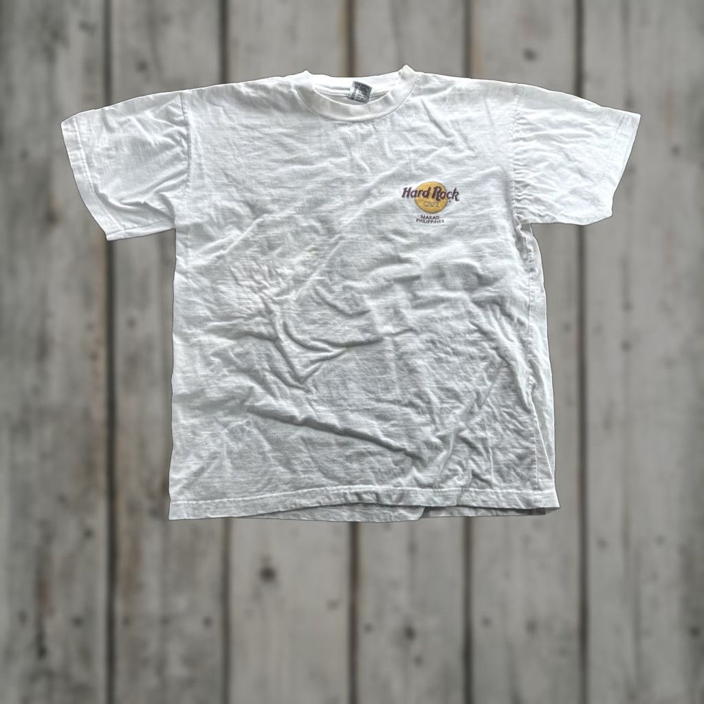 Hard Rock Cafe HARD ROCK CAFE T-Shirt Mens Medium White Graphic Print Short Sleeve Music Travel Makati Philippines Size US M / EU 48-50 / 2 - 1 Thumbnail