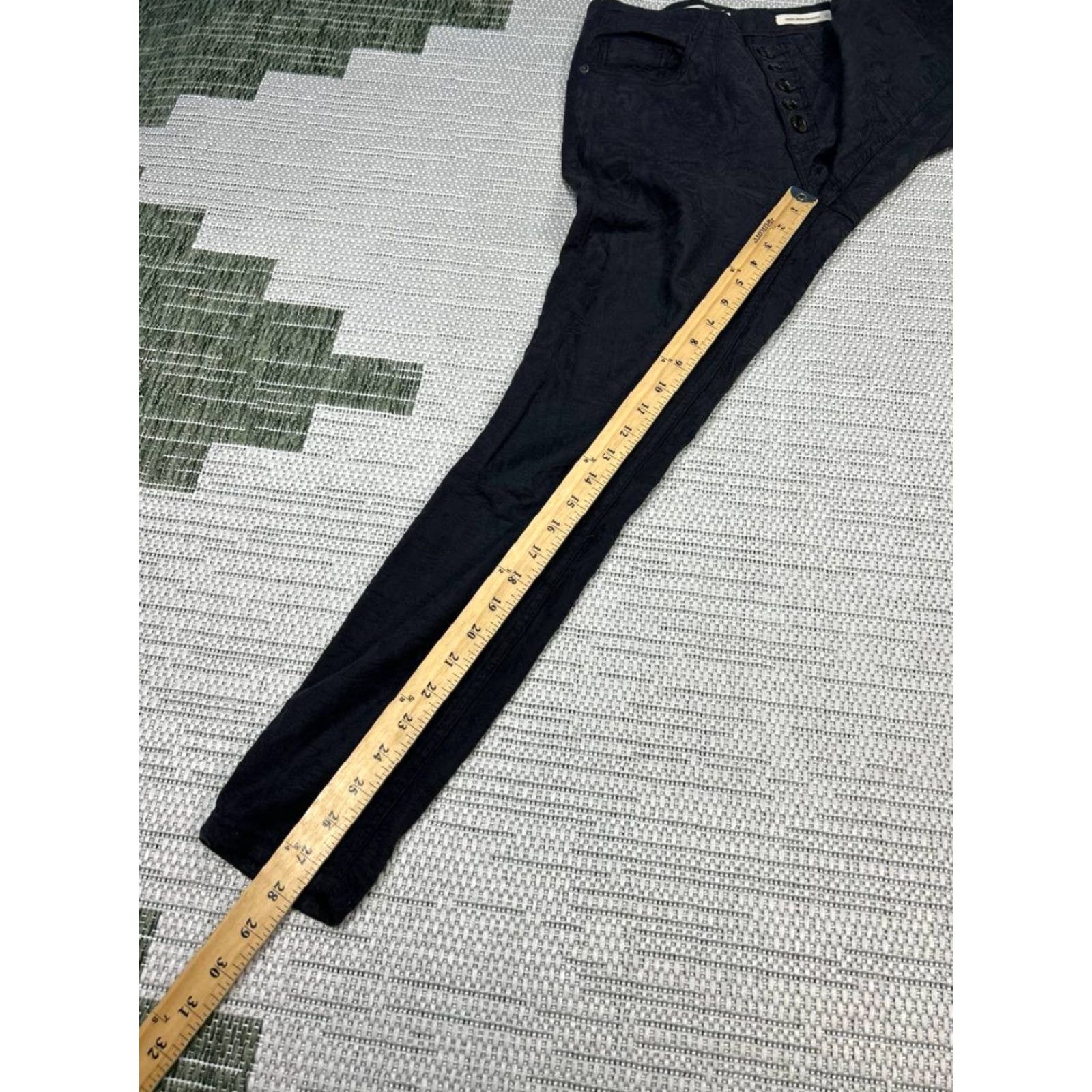 Anthropologie VINTAGE Anthropologie Pilcro and the Letterpress High Rise Skinny Pants Womens 27 Black Size 27" / US 4 / IT 40 - 2 Thumbnail