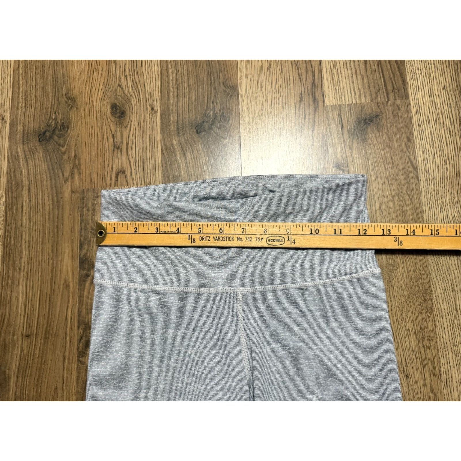 Vintage JoyLab Pants Women's Small Petite Gray Pull On Leggings Skinny High Rise Athletic Casual Yoga Slim | S | Regular | Inseam 24.5 in Size 28" / US 6 / IT 42 - 7 Thumbnail