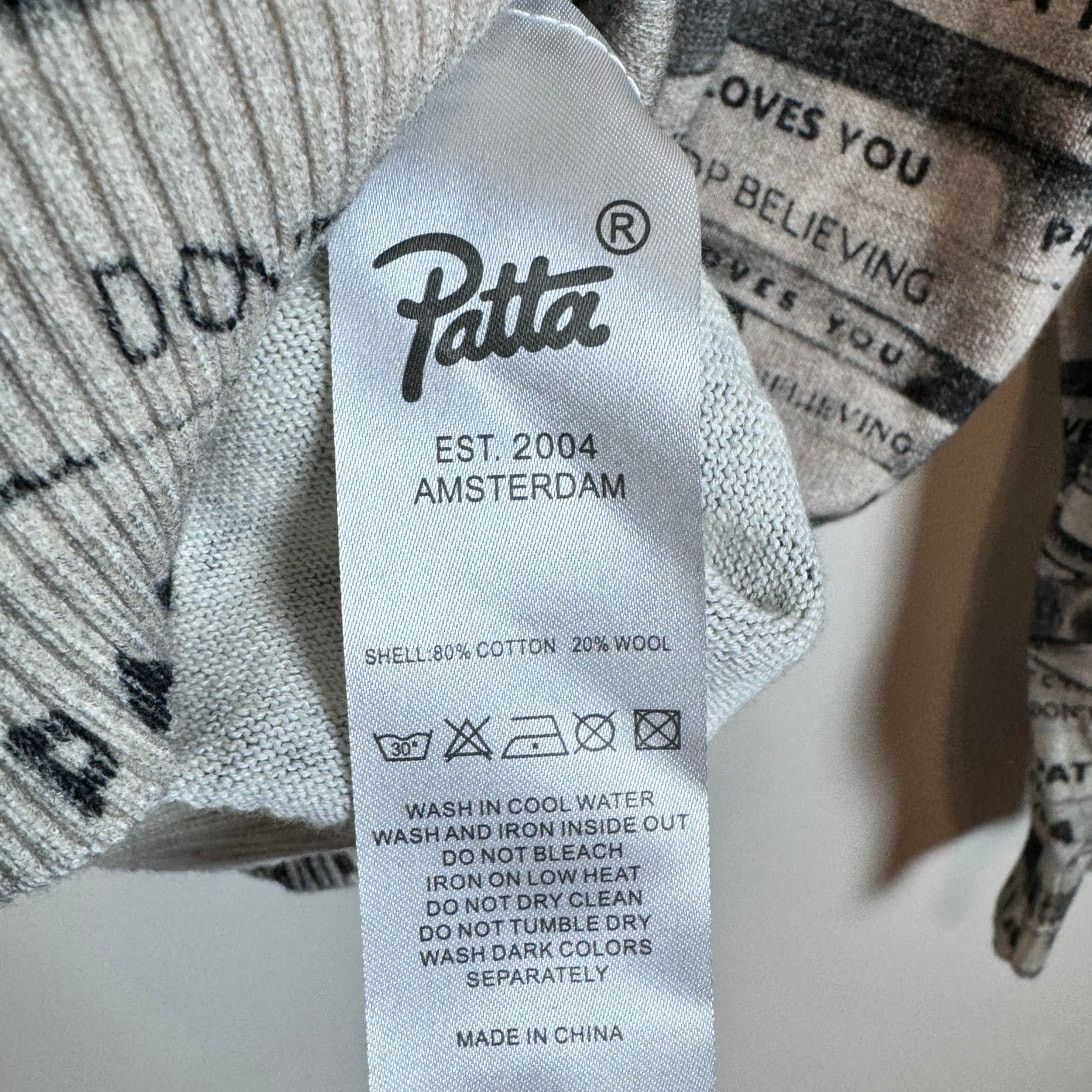 Patta Patta Loves You Ribbons Knitted Sweater - Size S Size US S / EU 44-46 / 1 - 4 Thumbnail