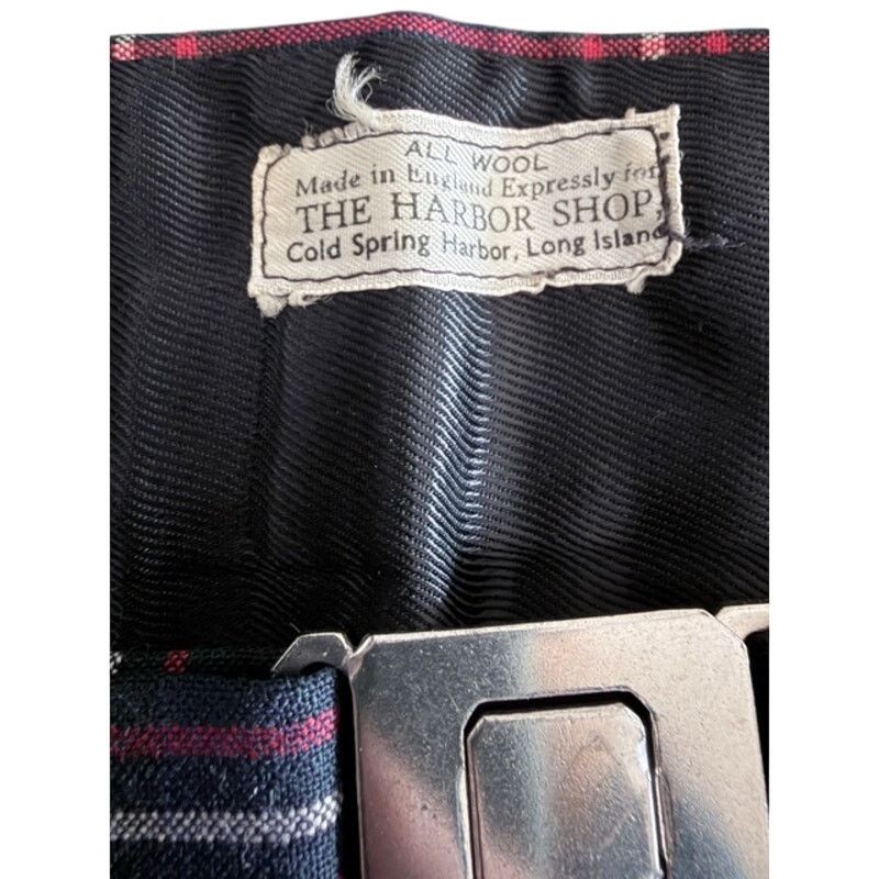 Other The Harrow Shop Wool Tartan Cummerbund, Vintage 1980s Size ONE SIZE - 5 Thumbnail