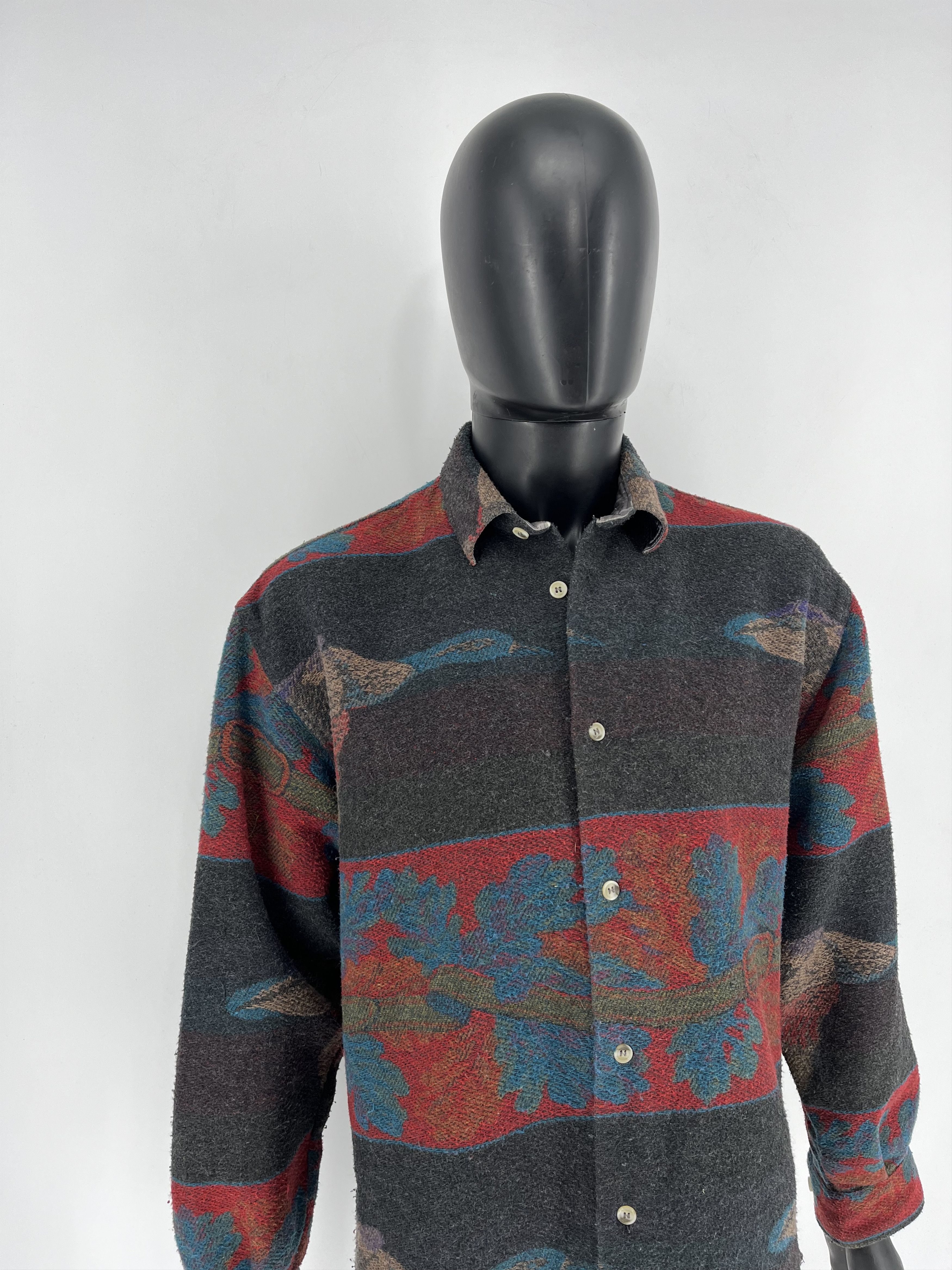 Sisley Vintage Sisley High Grade Western Wear Wool Blanket Jacket Size US M / EU 48-50 / 2 - 3 Thumbnail