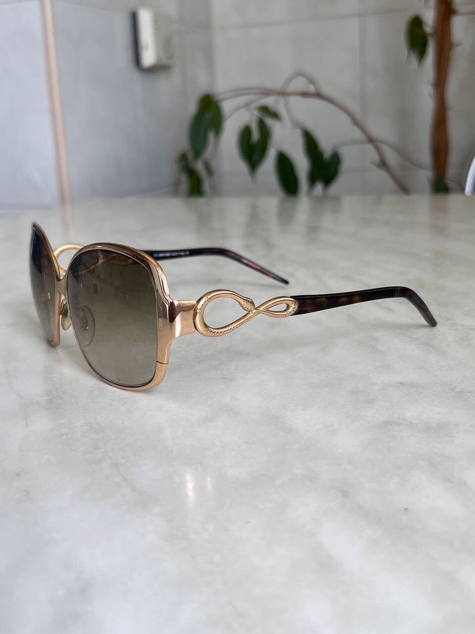 Roberto Cavalli Roberto Cavalli Snake Metal Frame Sunglasses Size ONE SIZE - 2 Thumbnail