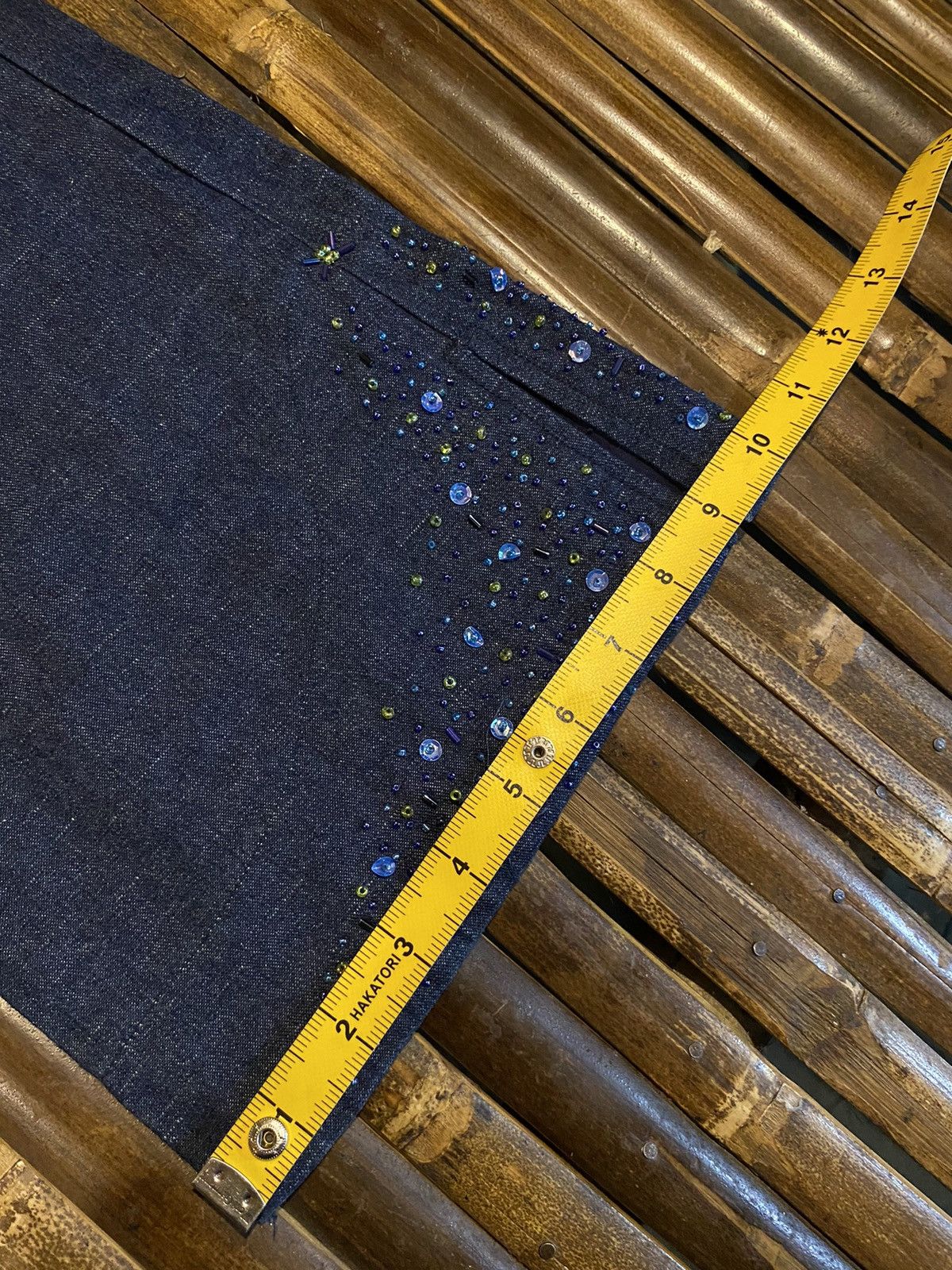 Japanese Brand BACK & FORTH FLARE DENIM PANTS Size 28" / US 6 / IT 42 - 13 Thumbnail