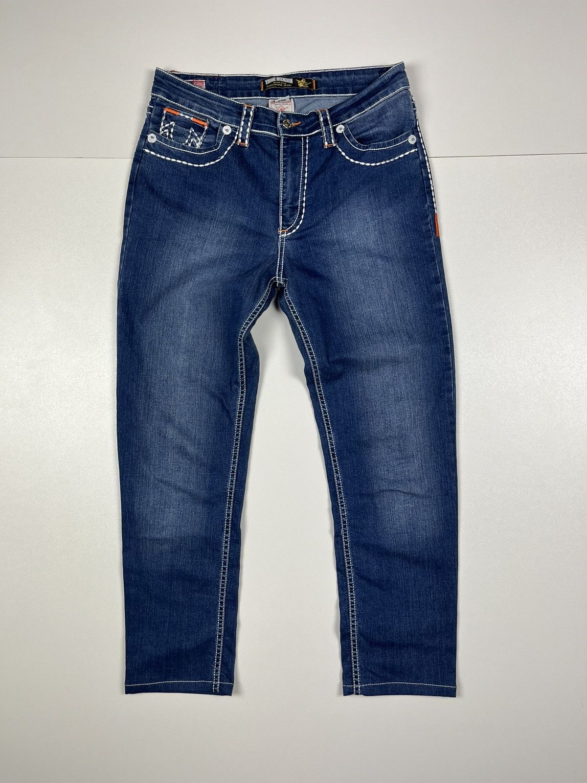 True Religion True Religion Joey Denim Blue Pants Size US 33 - 2 Thumbnail