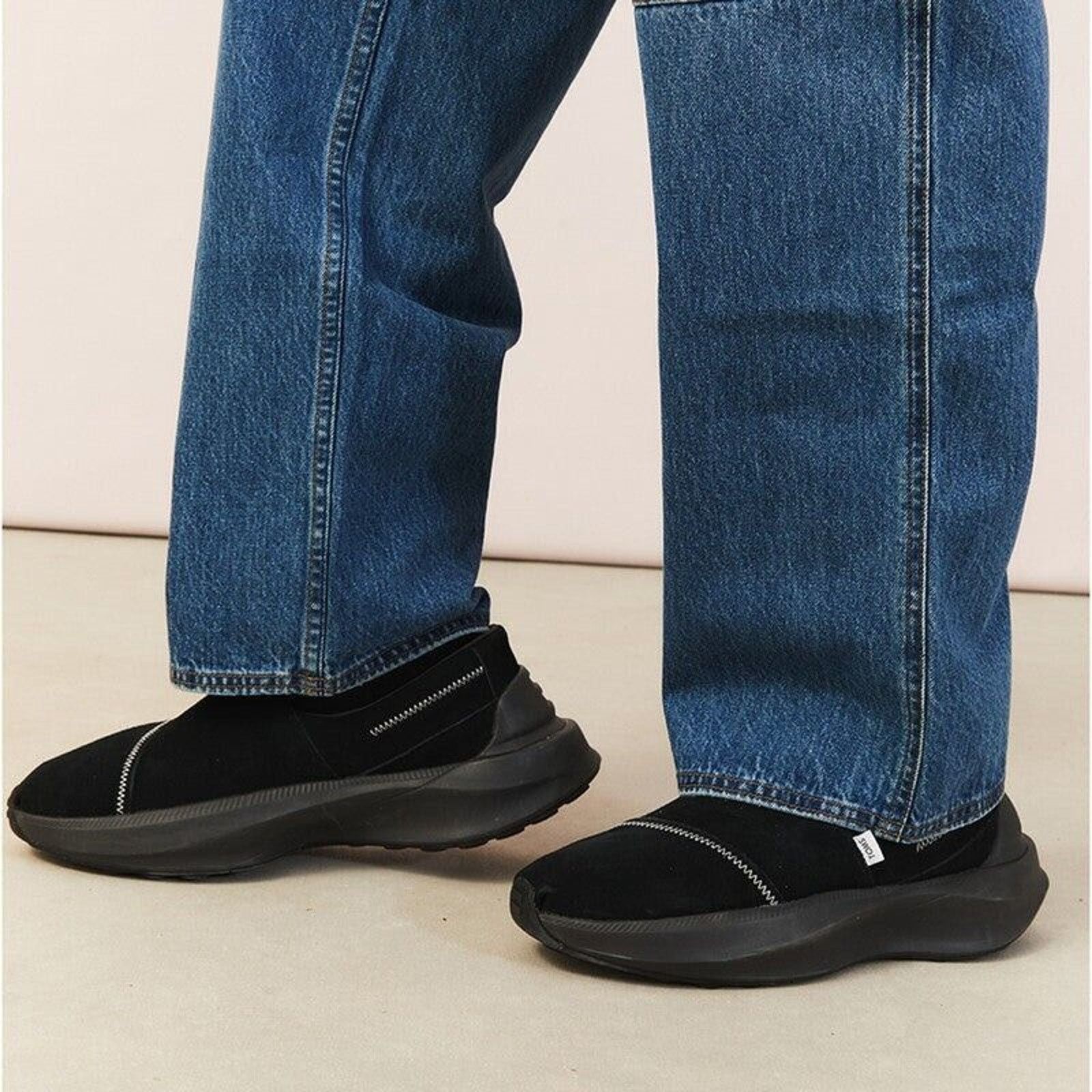 Toms NIB The Gamma KROST x TOMS Black Sneakers Slip-On 13 P$140 Size US 13 / EU 46 - 8 Thumbnail