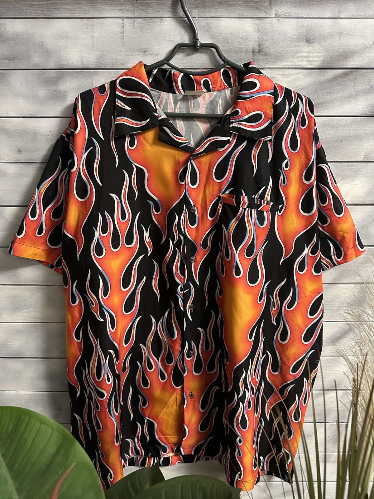 Other Rare Vintage Fire Shirt Y2K Japan Style Size Xl-XXL. Size US XXL / EU 58 / 5 - 1 Thumbnail
