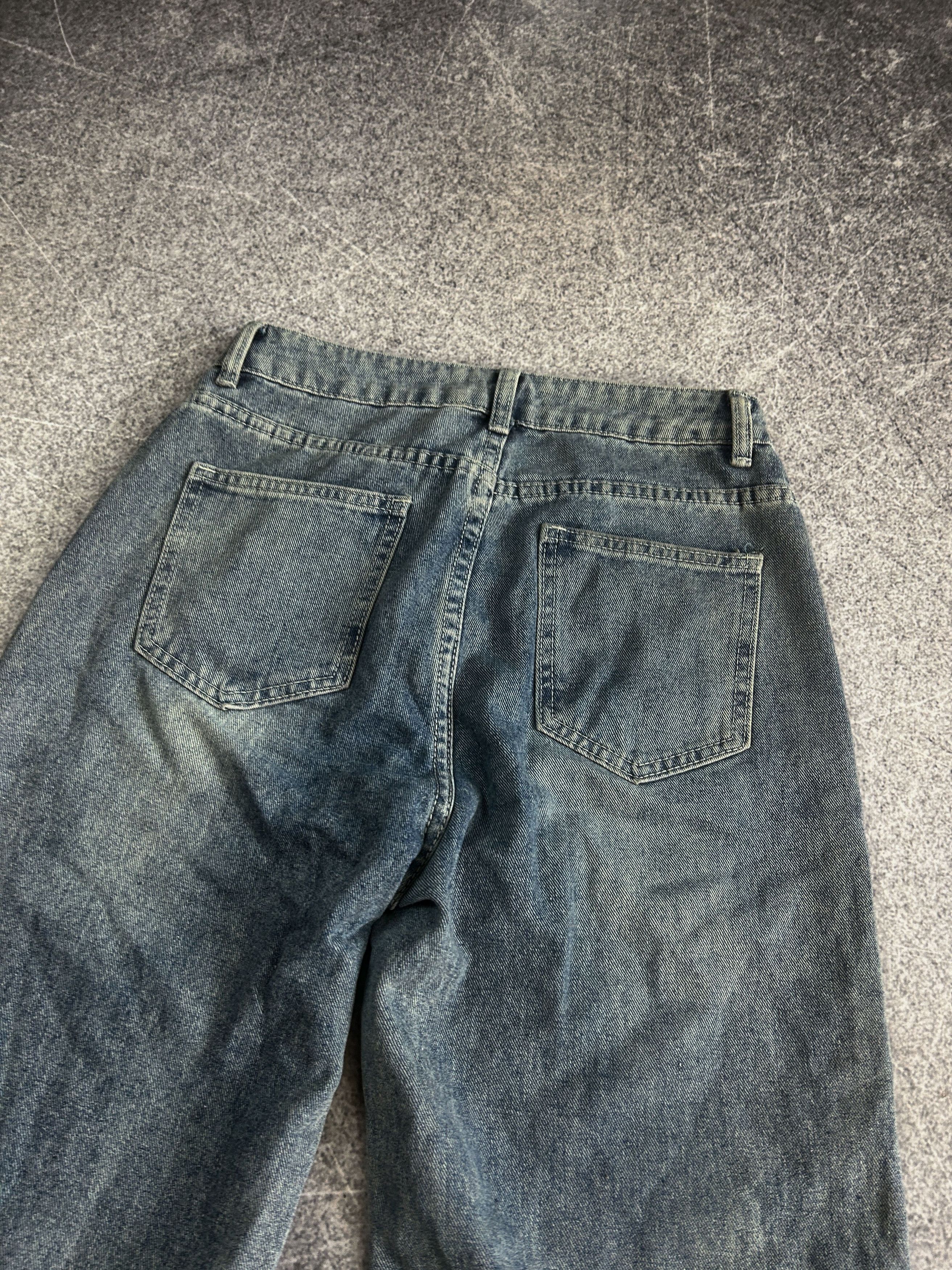 Vintage Streetwear Japanese Washed Faded Jeans Like Balenciaga Y2K Size US 28 / EU 44 - 5 Thumbnail