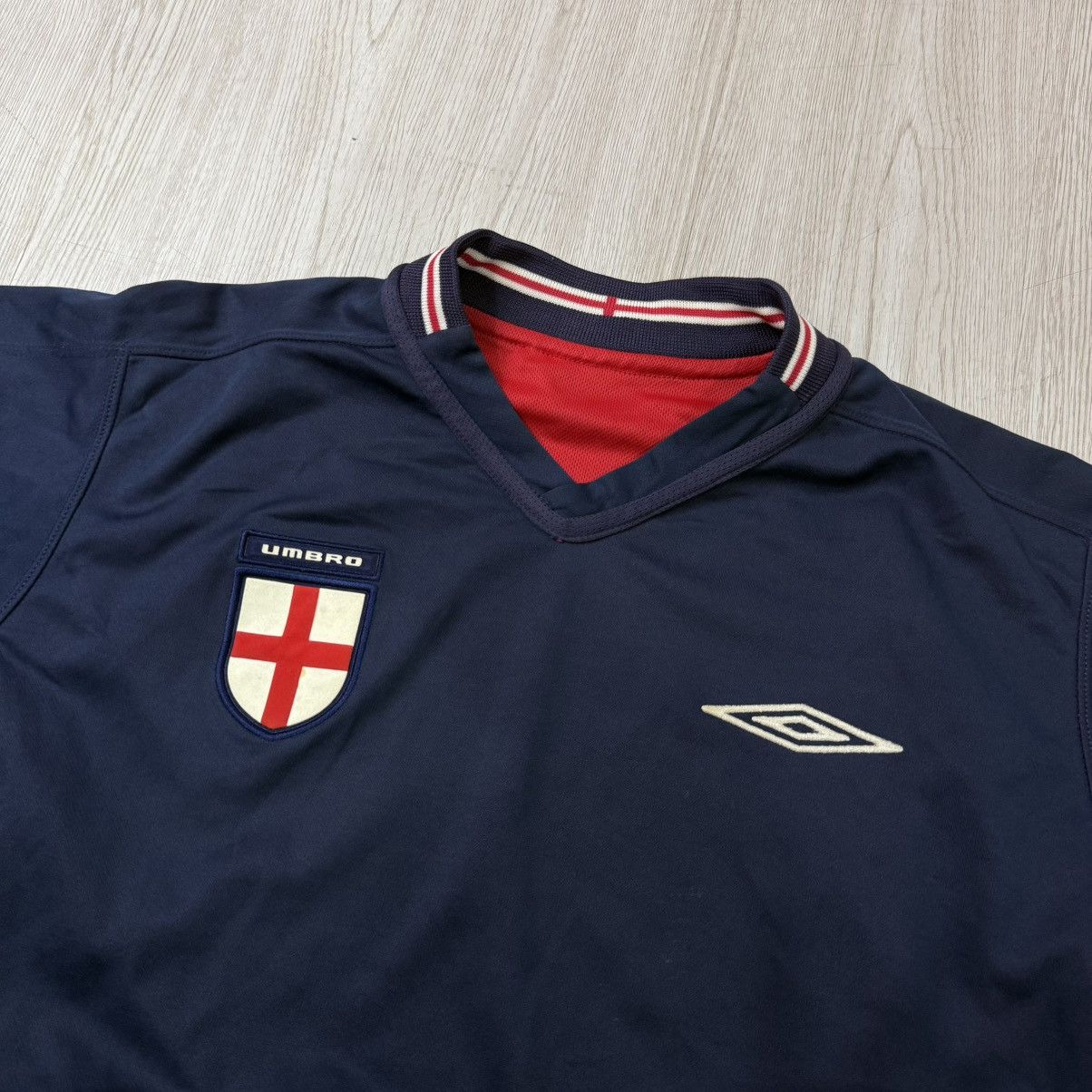 Umbro Vintage England '04 jerseys football double side reversible Size US L / EU 52-54 / 3 - 5 Thumbnail