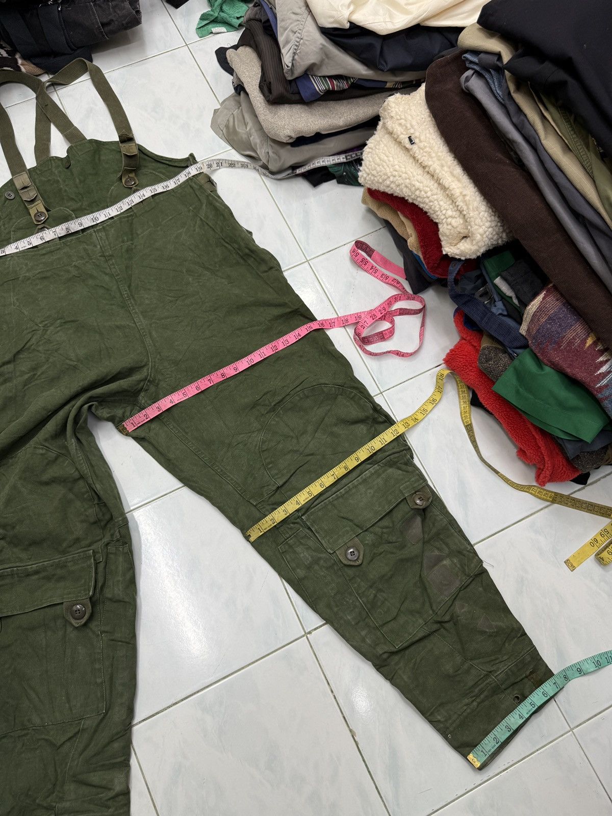 Vintage 🔥🔥🔥ARCHIVE VINTAGE SWEDISH ARMY C48 OVERALL Size US 38 / EU 54 - 14 Thumbnail