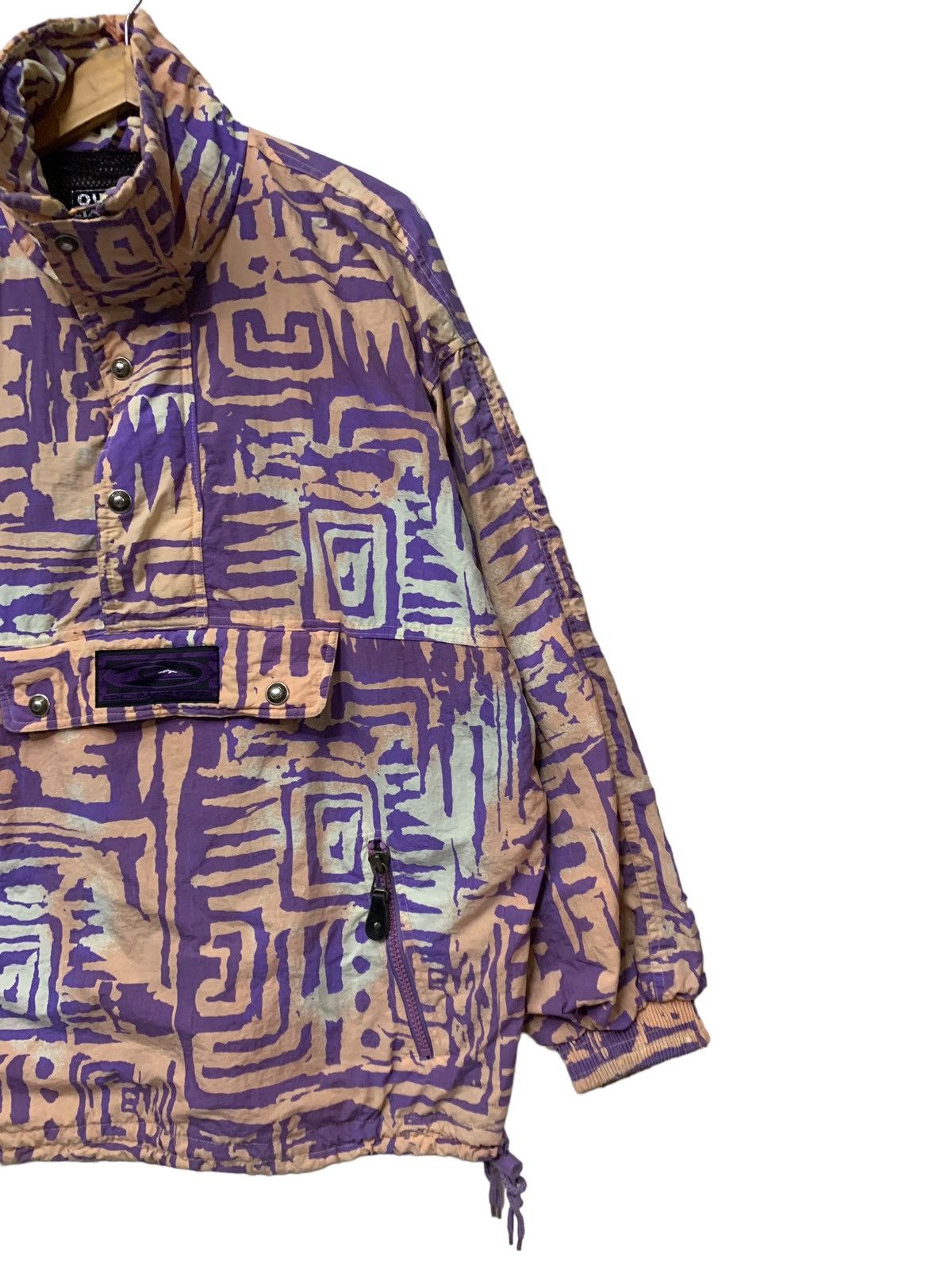 Quiksilver 🔥VTG QUICKSILVER MAZE FULLPRINTS JACKETS HALFZIPPER Size US S / EU 44-46 / 1 - 3 Thumbnail