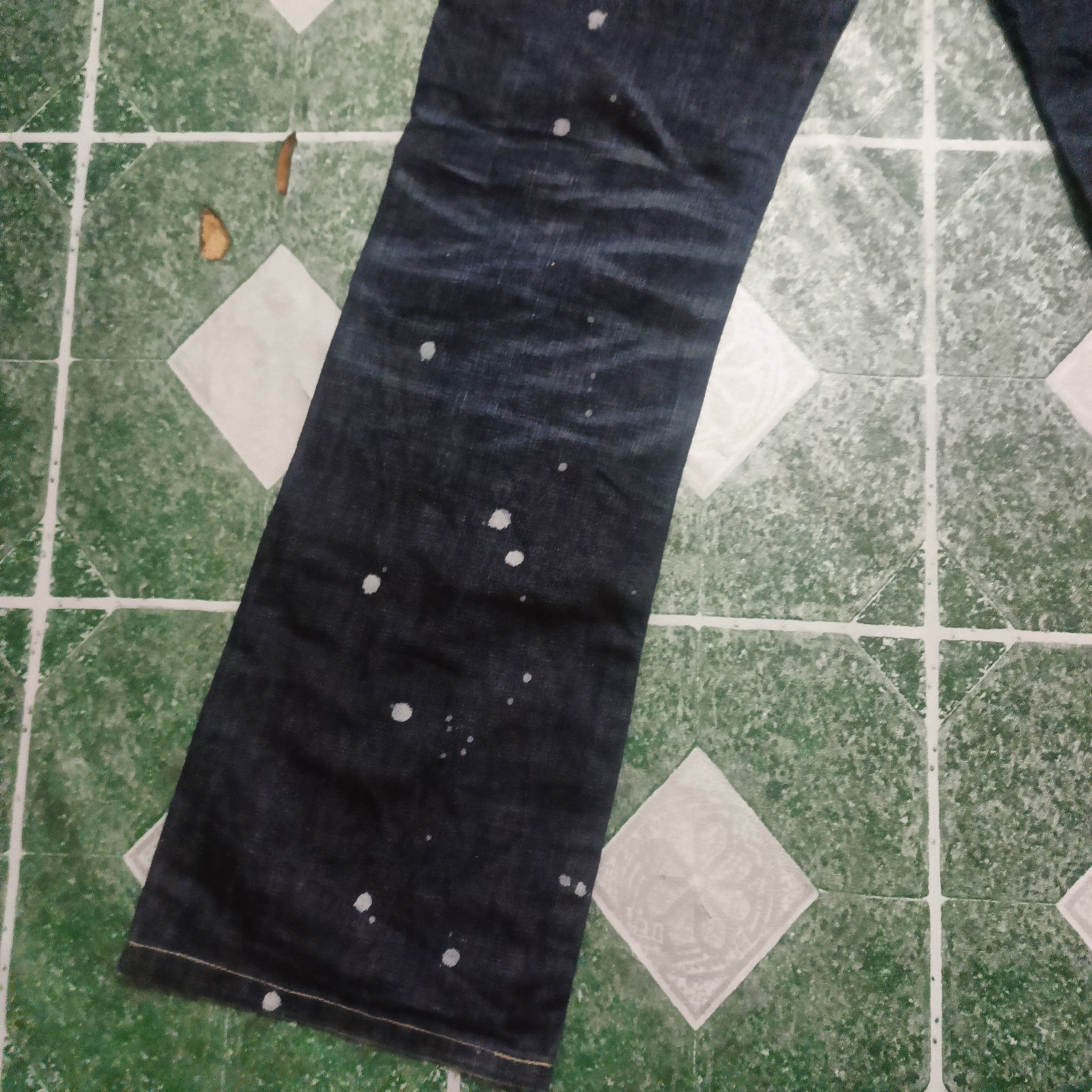 Levi's 💥Insane 90s Levis 708 Distressed Paint Splatter Bootcut Size US 28 / EU 44 - 18 Thumbnail
