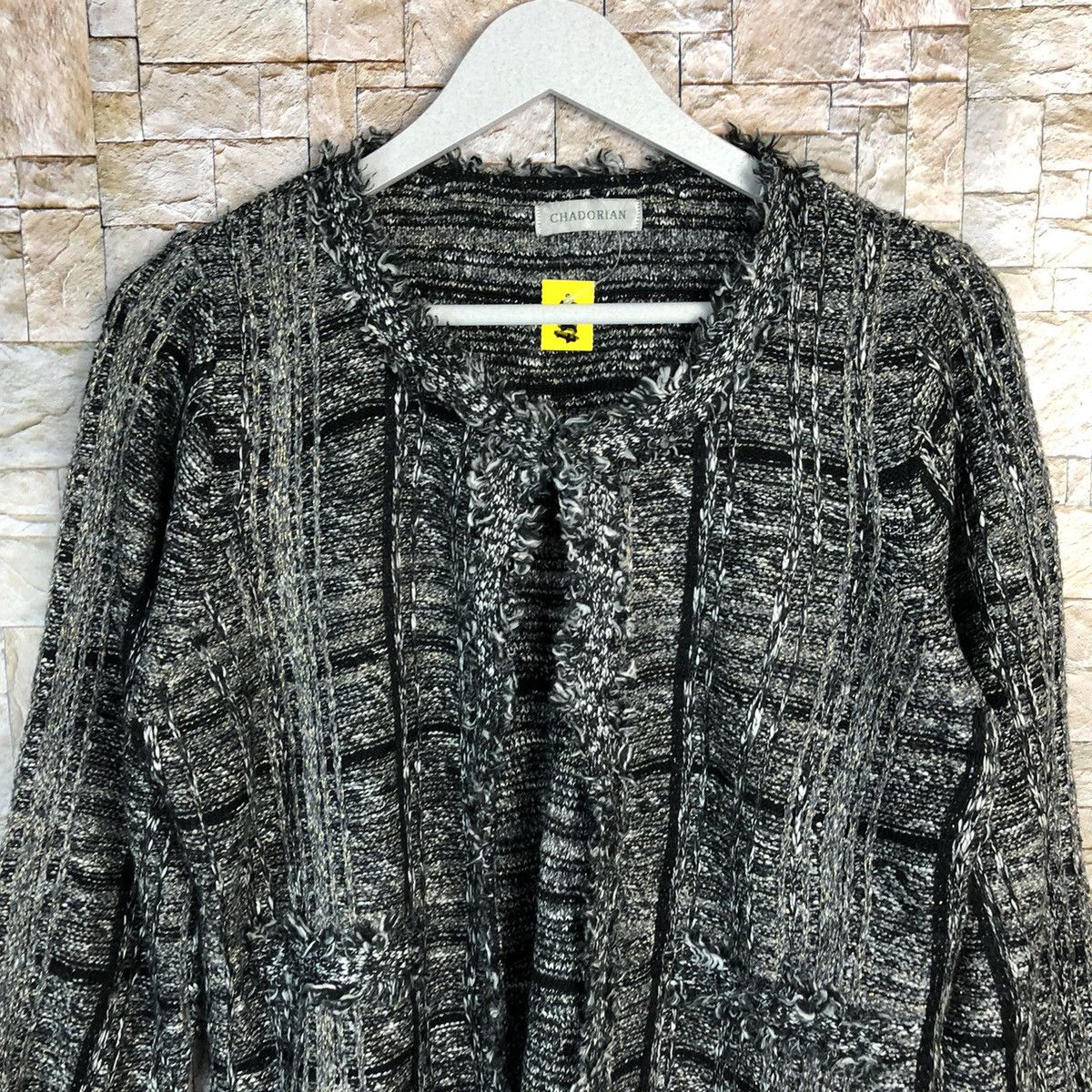 Homespun Knitwear × Japanese Brand Chadoriah Black Knitwear ripped style #A224 Size M / US 6-8 / IT 42-44 - 7 Thumbnail