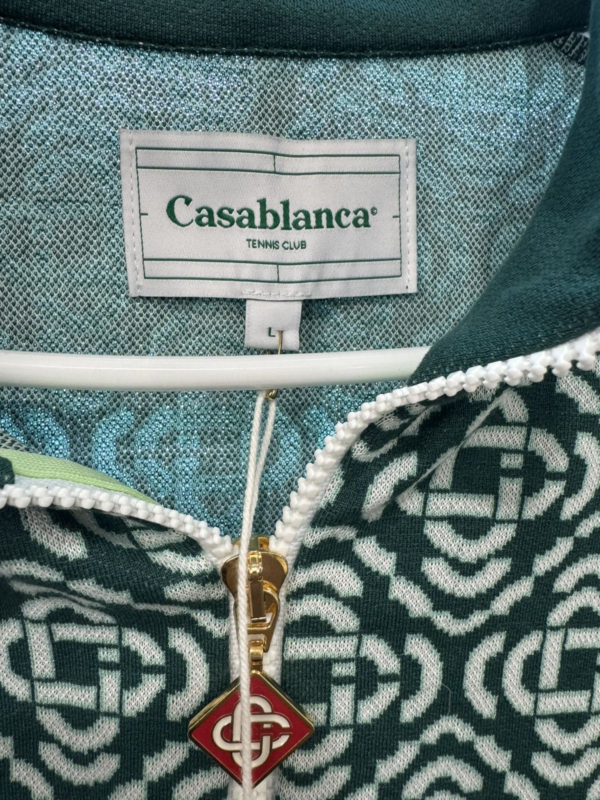 Casablanca NWT Green Monogram Track Jacket Size US L / EU 52-54 / 3 - 4 Thumbnail