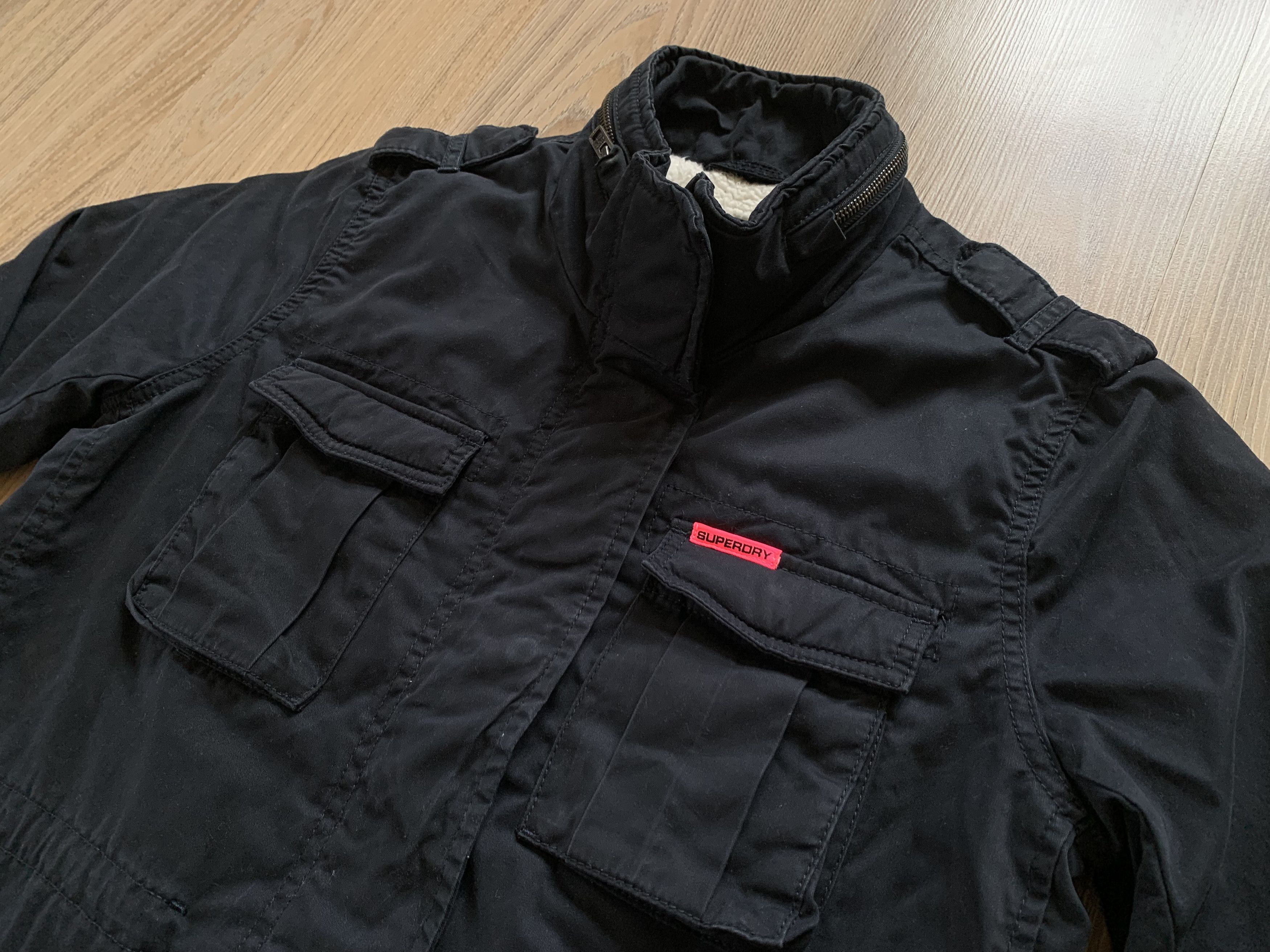 Japanese Brand × Superdry Superdry Rookie Borg Military Jacket Blue Jackets Size M / US 6-8 / IT 42-44 - 5 Thumbnail