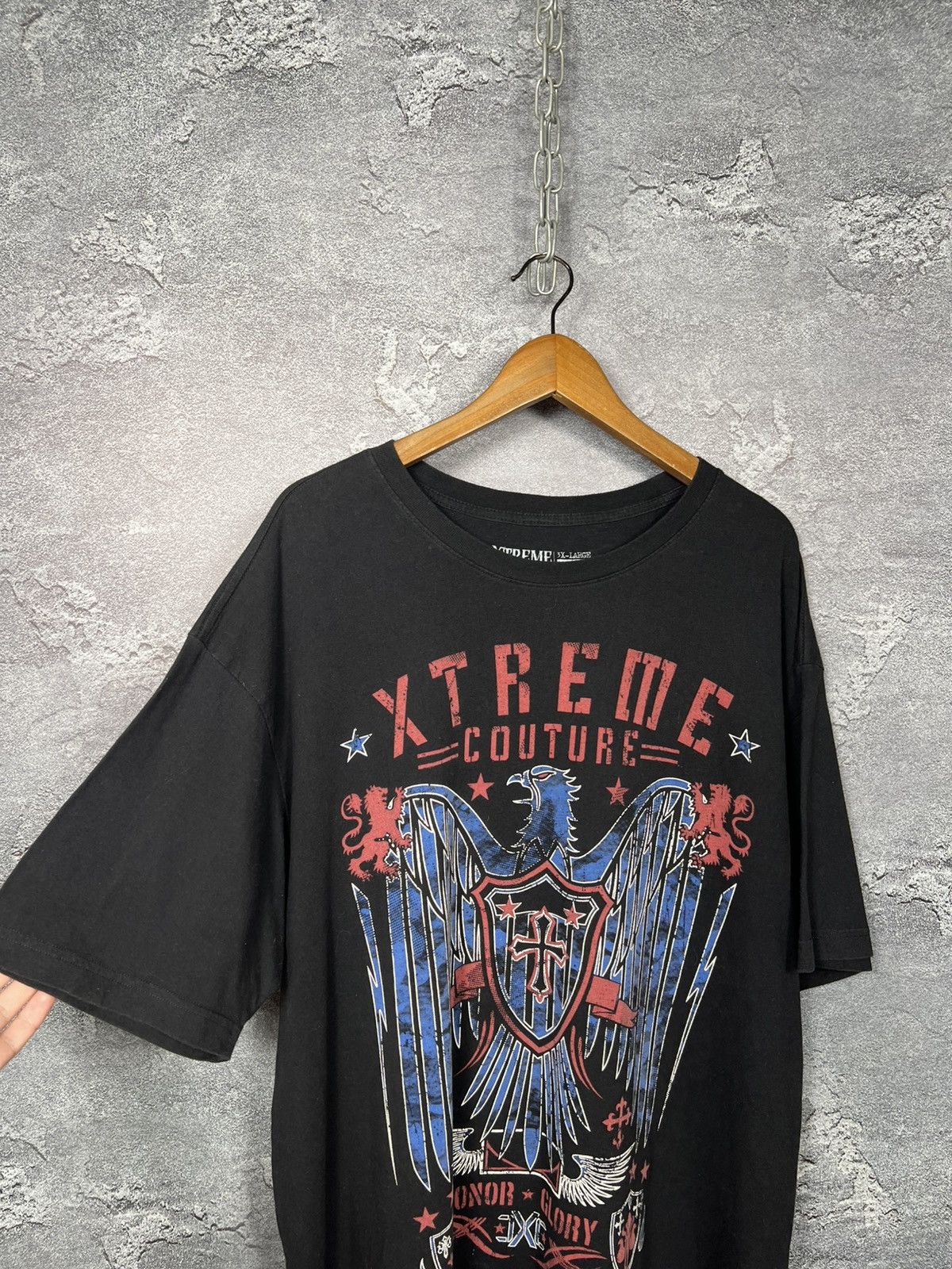 Affliction Affliction Brand 3Xl Xtreme Couture Honor Glory Y2K T-shirt Size US XXL / EU 58 / 5 - 3 Thumbnail