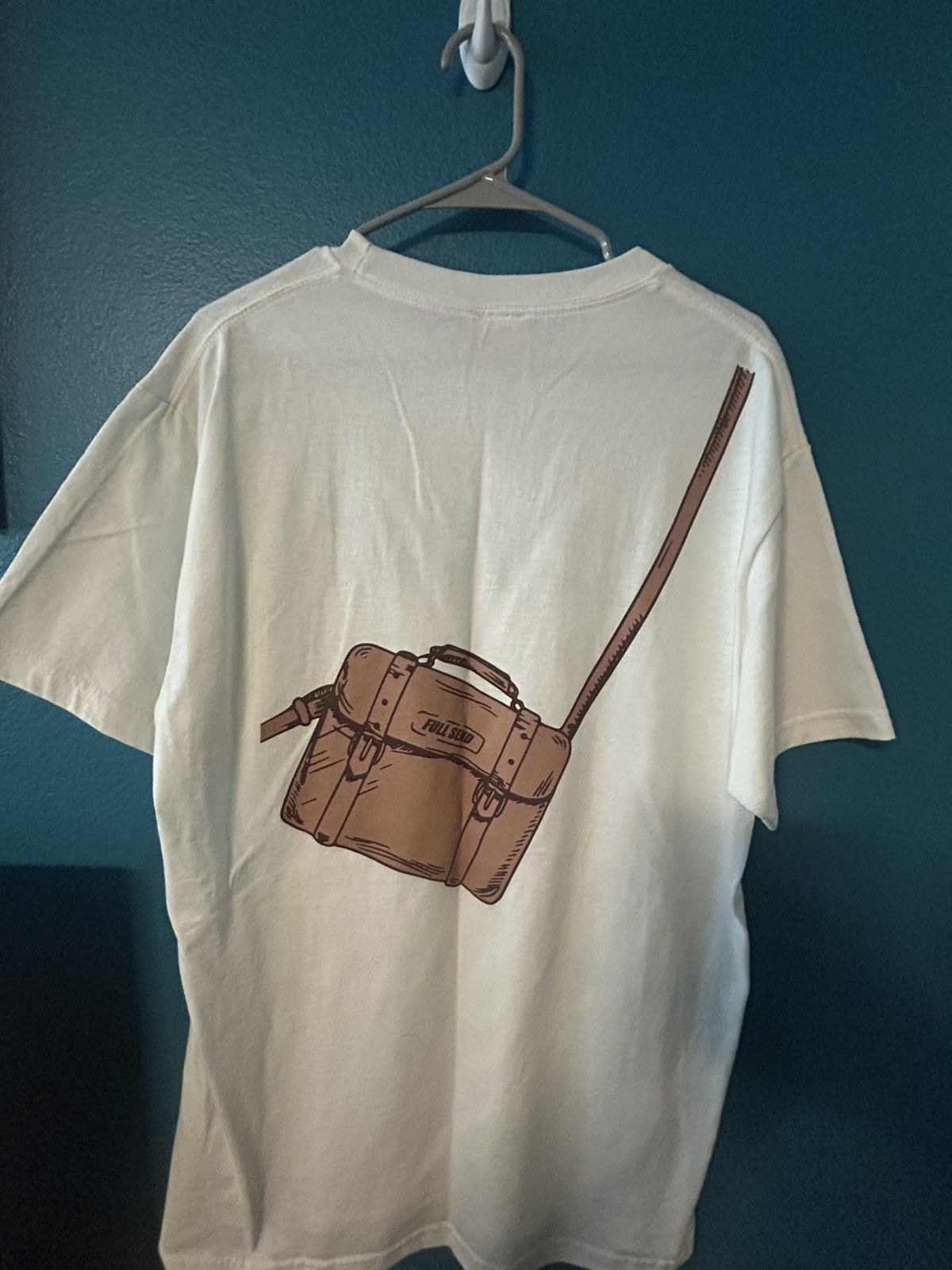 Full Send Satchel Kill confirmed White tee Size US L / EU 52-54 / 3 - 3 Thumbnail