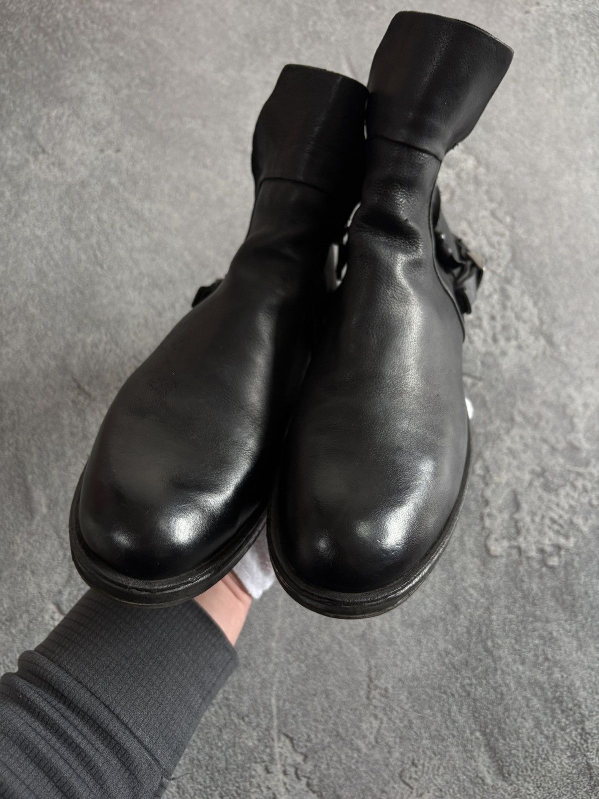A.S.98 A.S.98 Airstep Avant Garde Ankle Biker Black Boots sz 39 Size US 9 / IT 39 - 18 Thumbnail