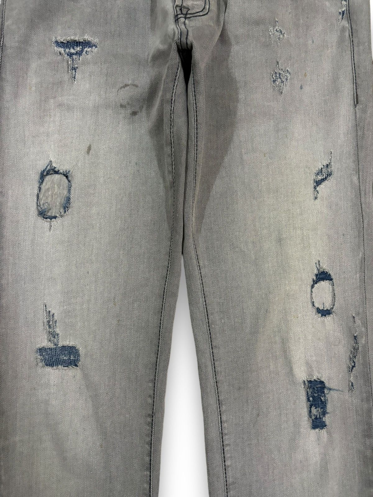 GAS Vintage Gas Anders Faded Patched Distressed Grunge Jeans Size US 33 - 6 Thumbnail