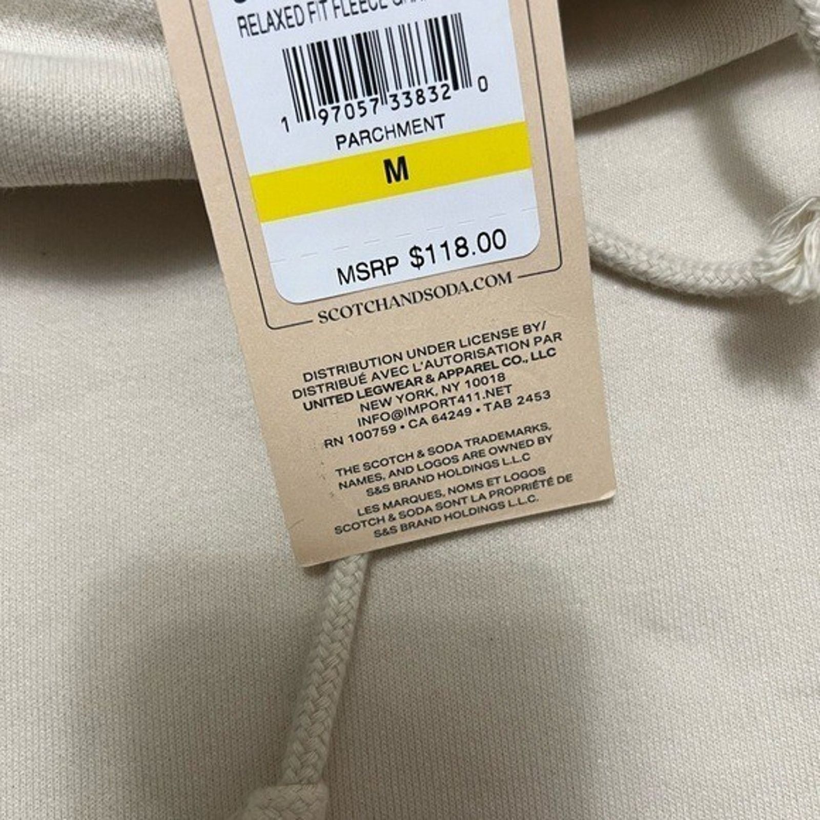 Scotch & Soda Scotch & Soda warm beige with print size M A000338 Size US M / EU 48-50 / 2 - 9 Thumbnail