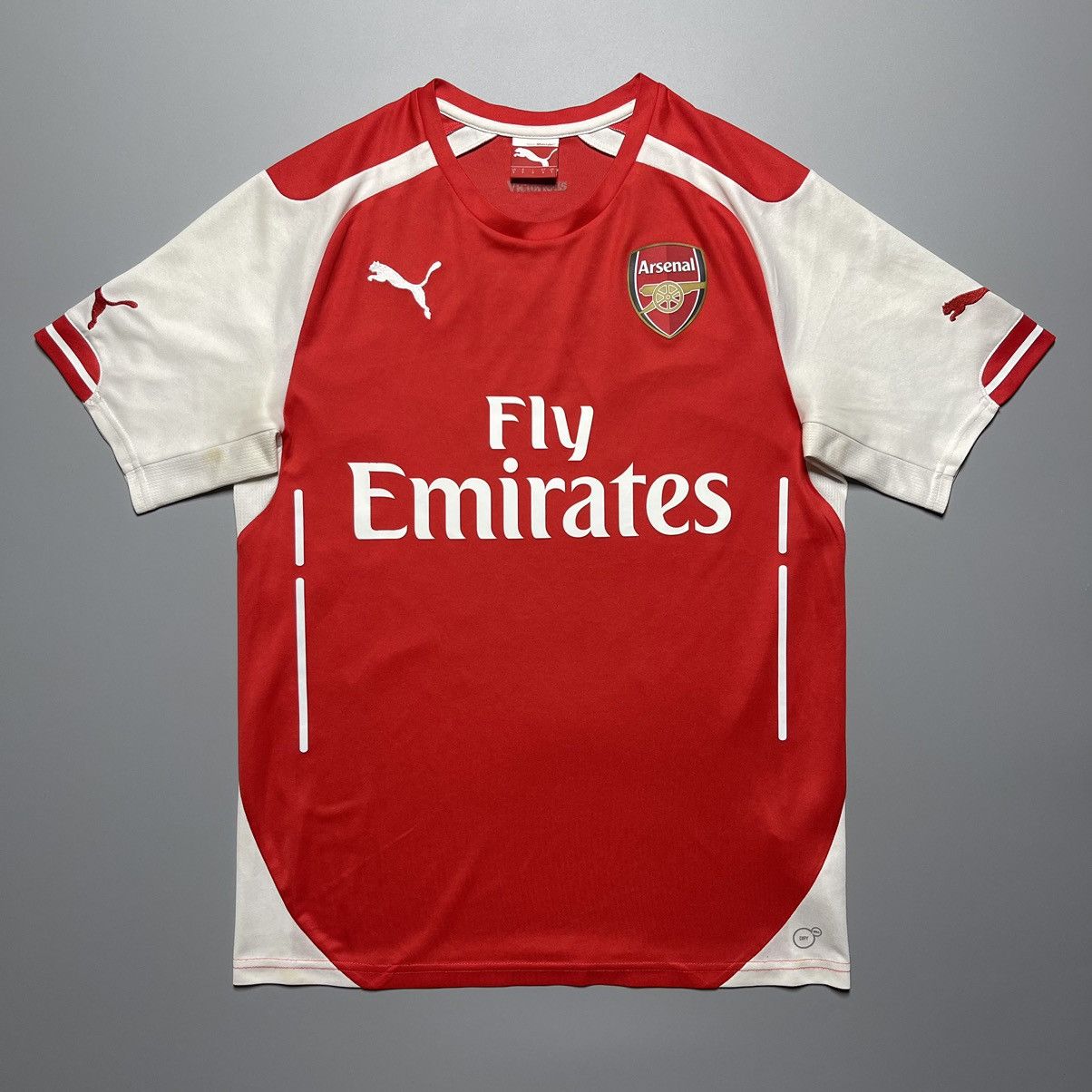 Puma ARSENAL PUMA 2014/2015 FOOTBALL SOCCER HOME JERSEY #11 OZIL Size US S / EU 44-46 / 1 - 2 Thumbnail