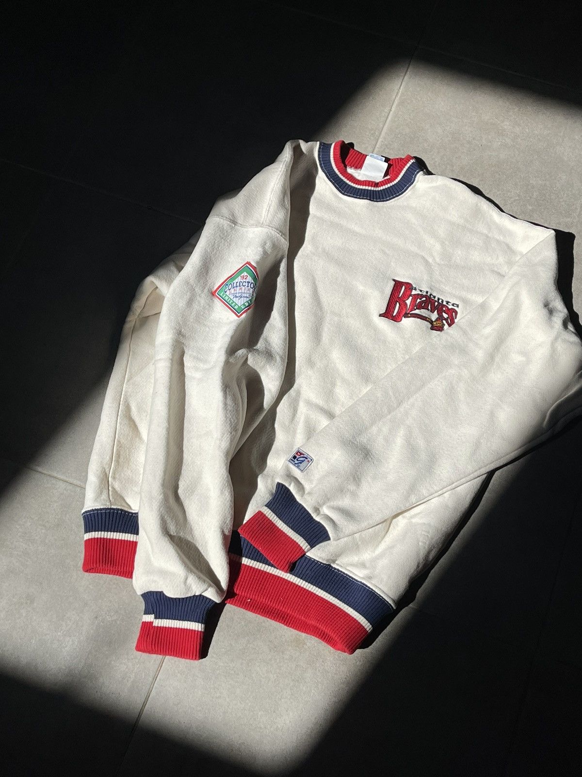 MLB 1992 The Game Atlanta Braves Grail Milk vintage Sweatshirt Size US L / EU 52-54 / 3 - 2 Thumbnail