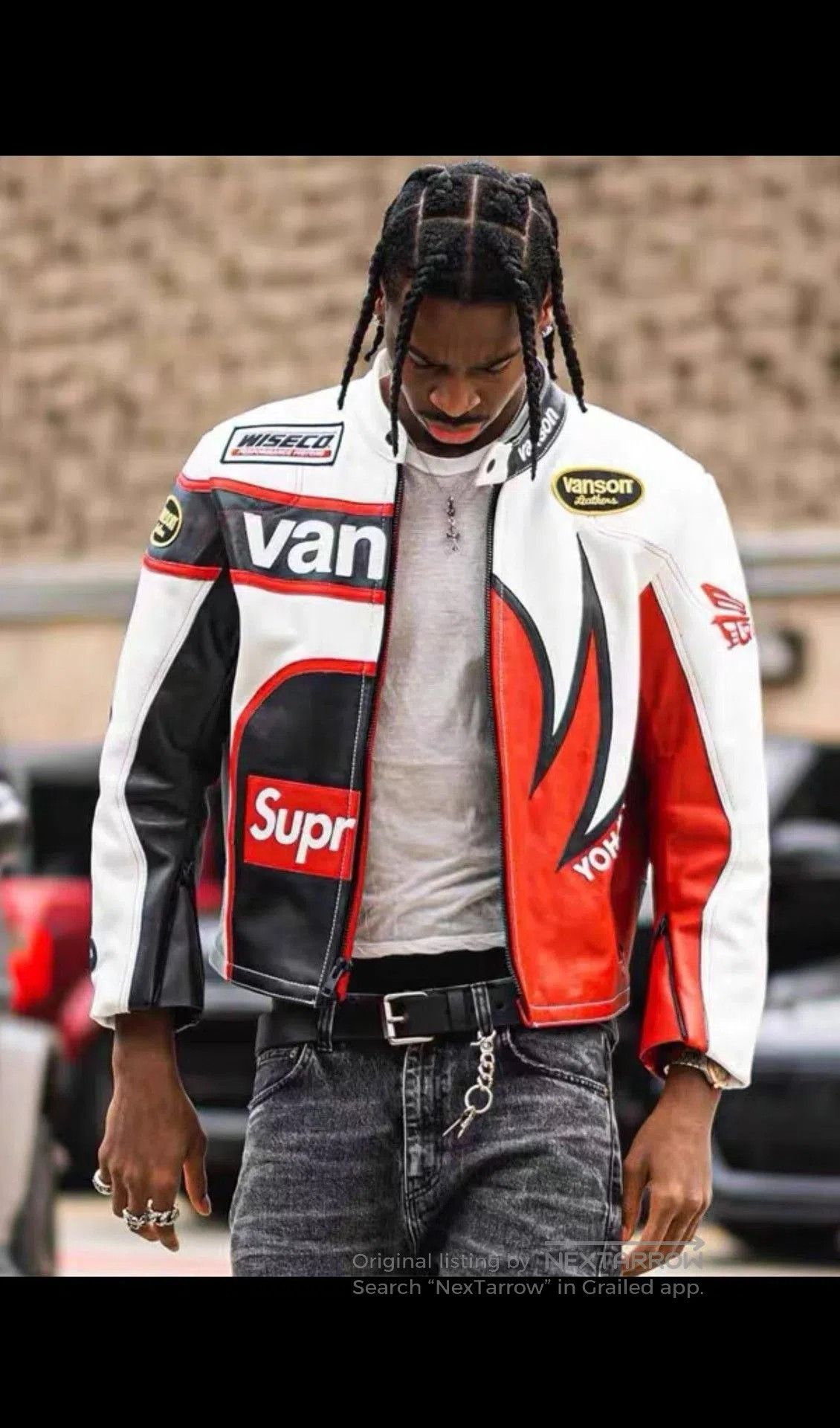 Yohji Yamamoto Yohji Yamamoto Supreme Vanson Leather Jacket. Size US XL / EU 56 / 4 - 9 Thumbnail