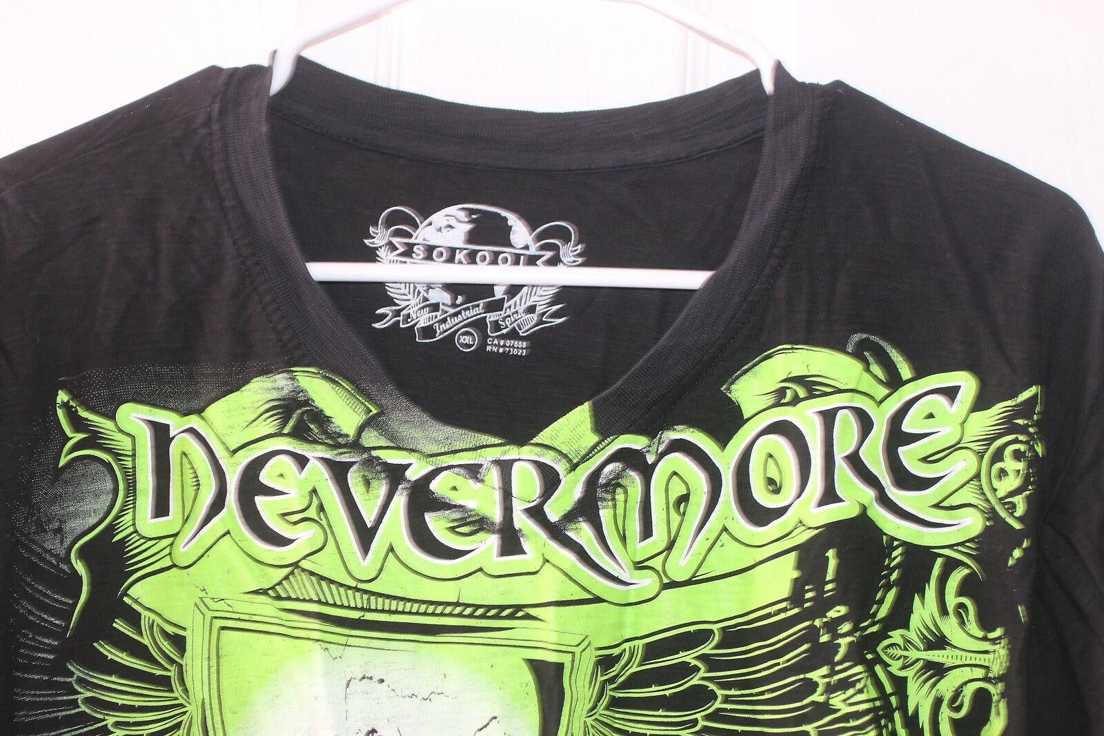 Other Vintage Nevermore Heavy Metal Band Tee Shirt CA#07658 Size US XXL / EU 58 / 5 - 4 Thumbnail