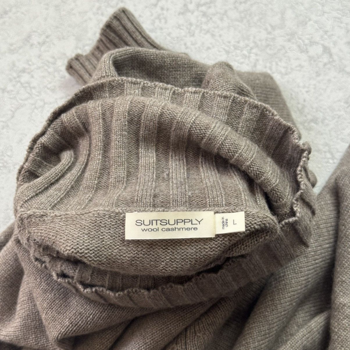 Suitsupply Suitsupply Wool Cashmere Sweater Turtleneck Old Money Size L Size US L / EU 52-54 / 3 - 10 Thumbnail