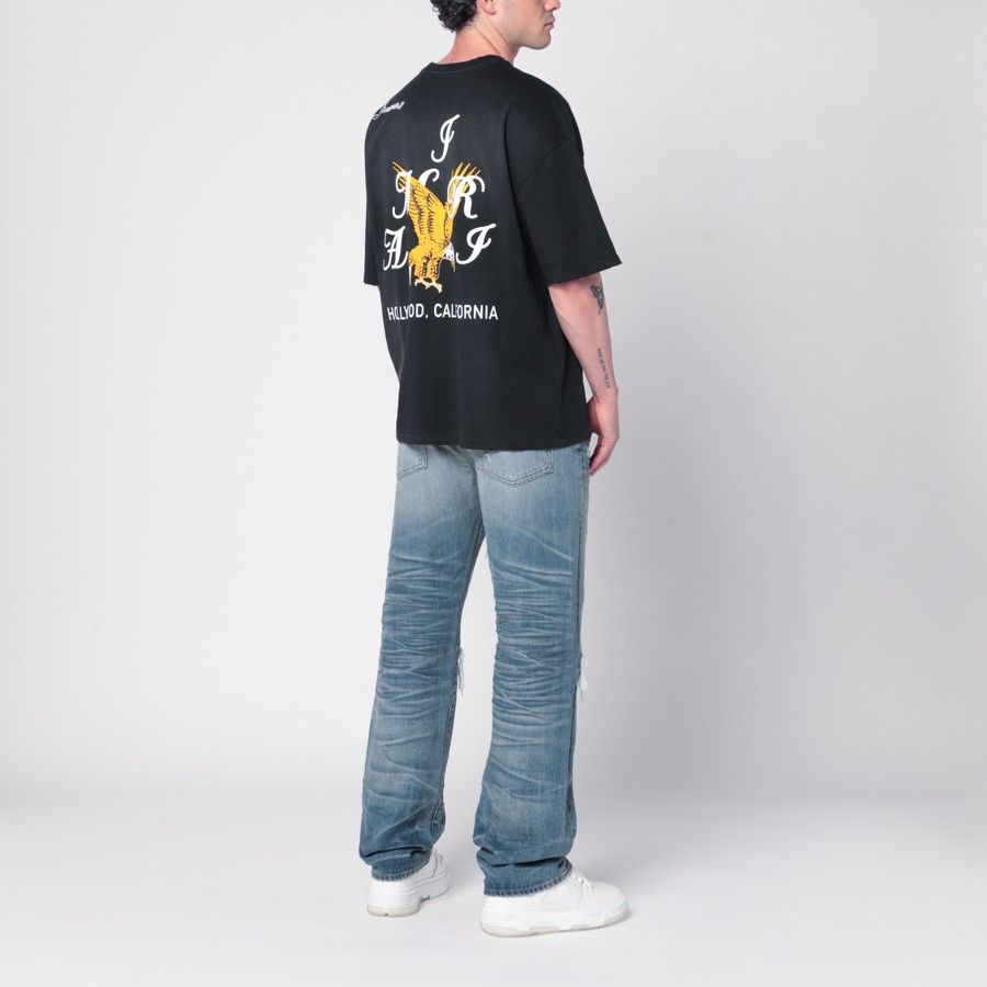 Amiri o1d2blof0226 Cotton T-Shirt in Black Size US M / EU 48-50 / 2 - 2 Thumbnail