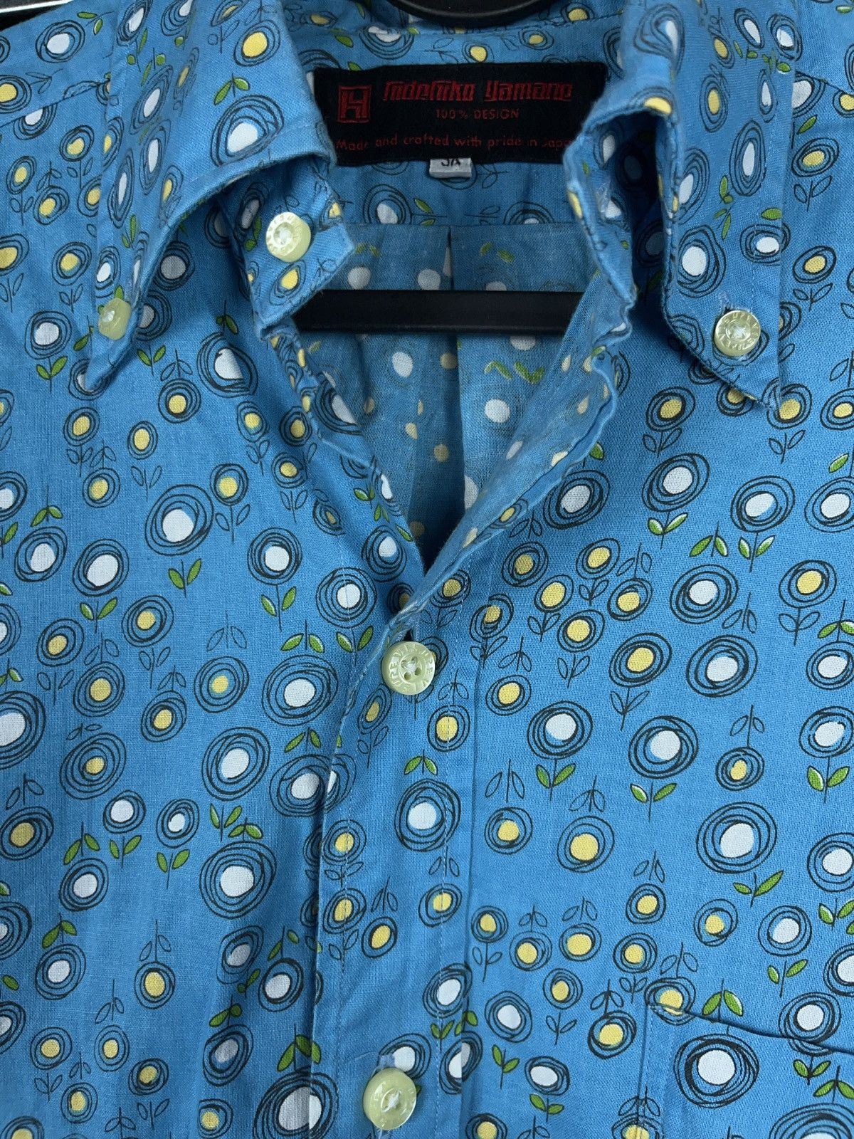 Evisu Evisu Hidehiko Yamane crazy pattern made in Japan shirt Size US L / EU 52-54 / 3 - 2 Thumbnail