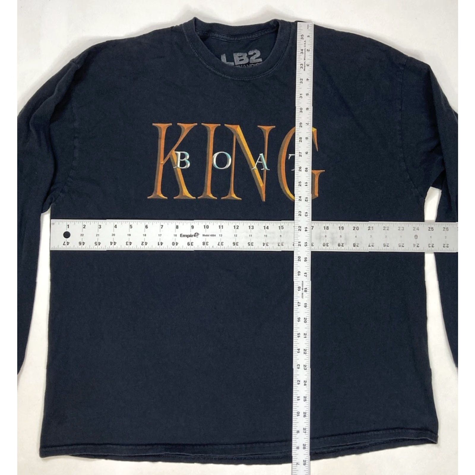 Vintage Lil Yachty LB2 King Boat Graphic T-shirt Men XL Black Long Sleeve Rap Music Shirt Size US XL / EU 56 / 4 - 6 Thumbnail